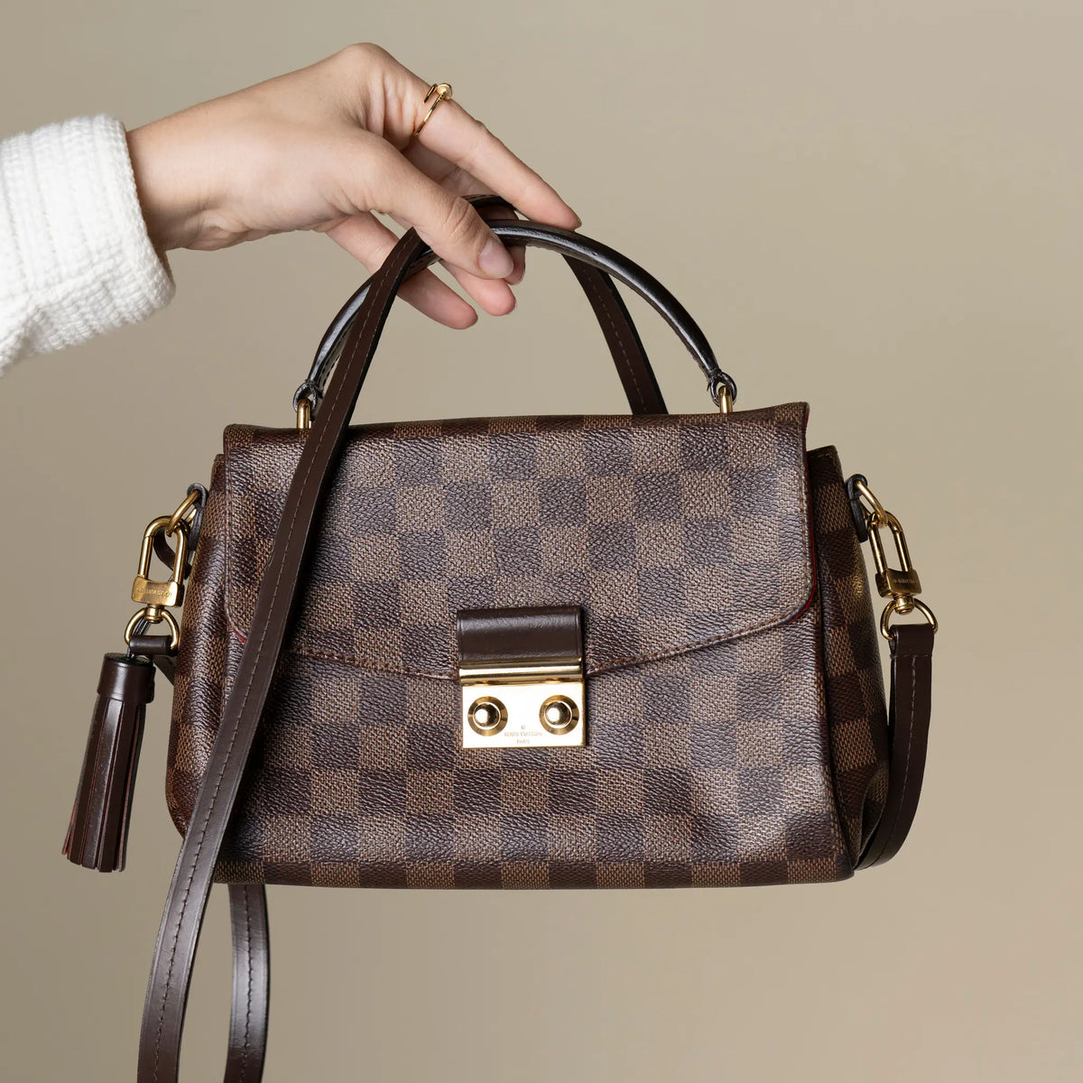 Louis Vuitton Damier Ebene Croisette — Featured Image