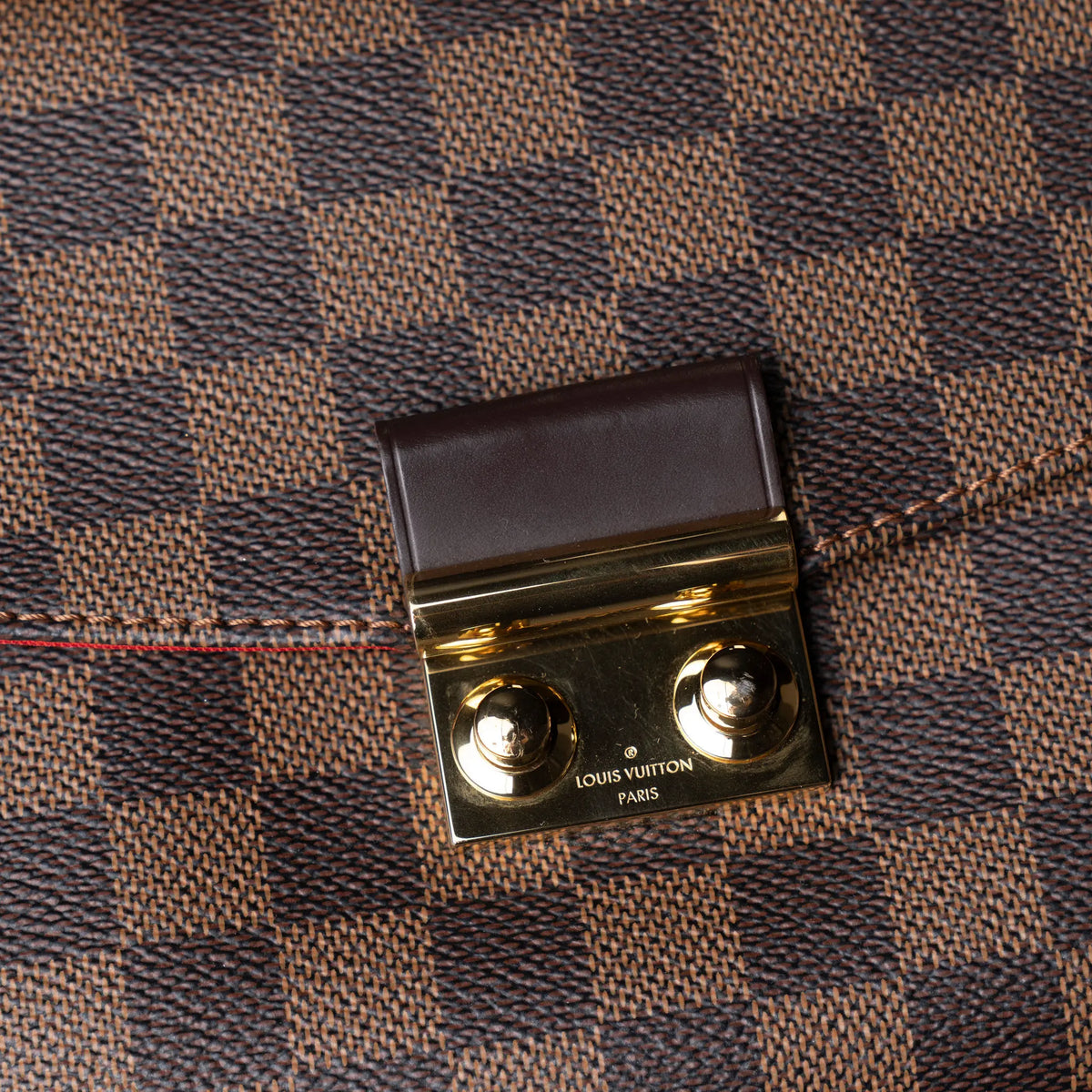 Louis Vuitton Damier Ebene Croisette — Interior Detail
