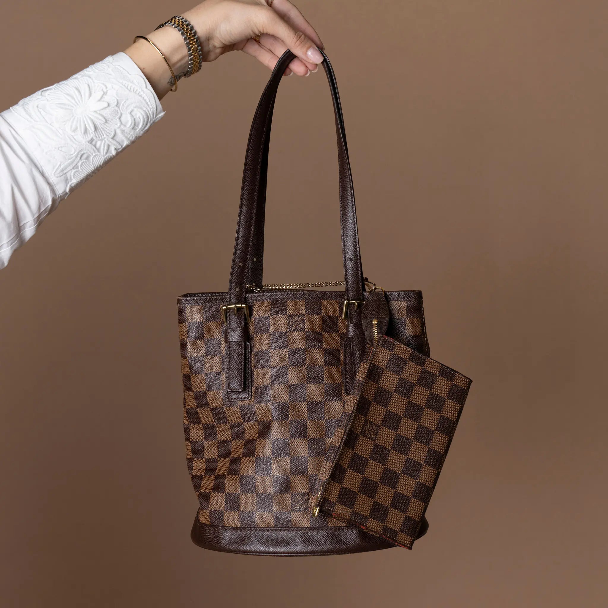 Louis Vuitton Damier Ebene Marais — Front View