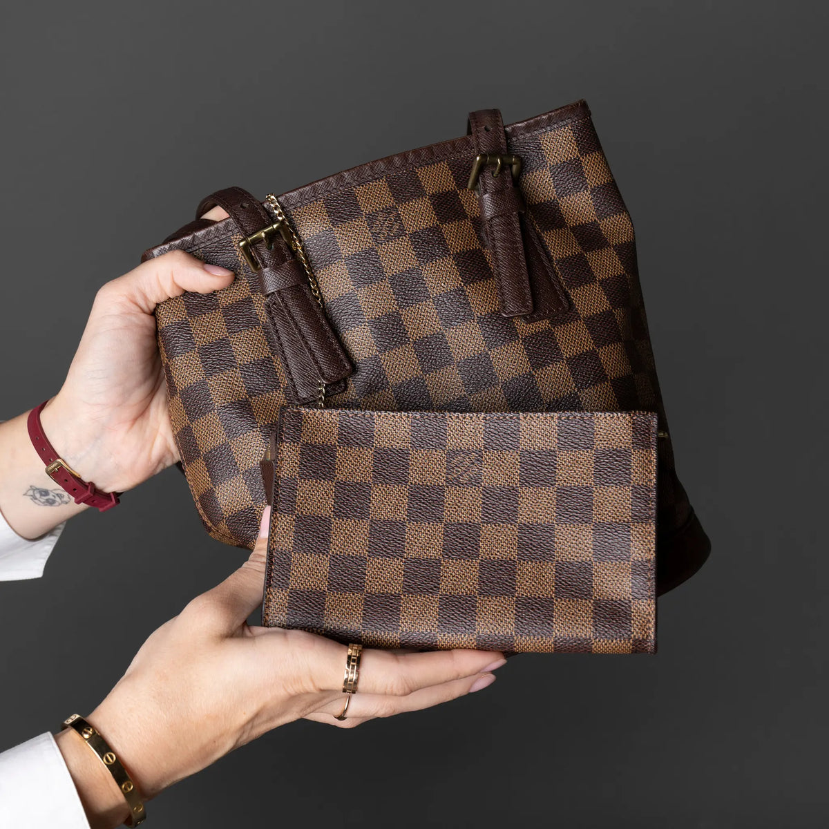 Louis Vuitton Damier Ebene Marais — Side Profile