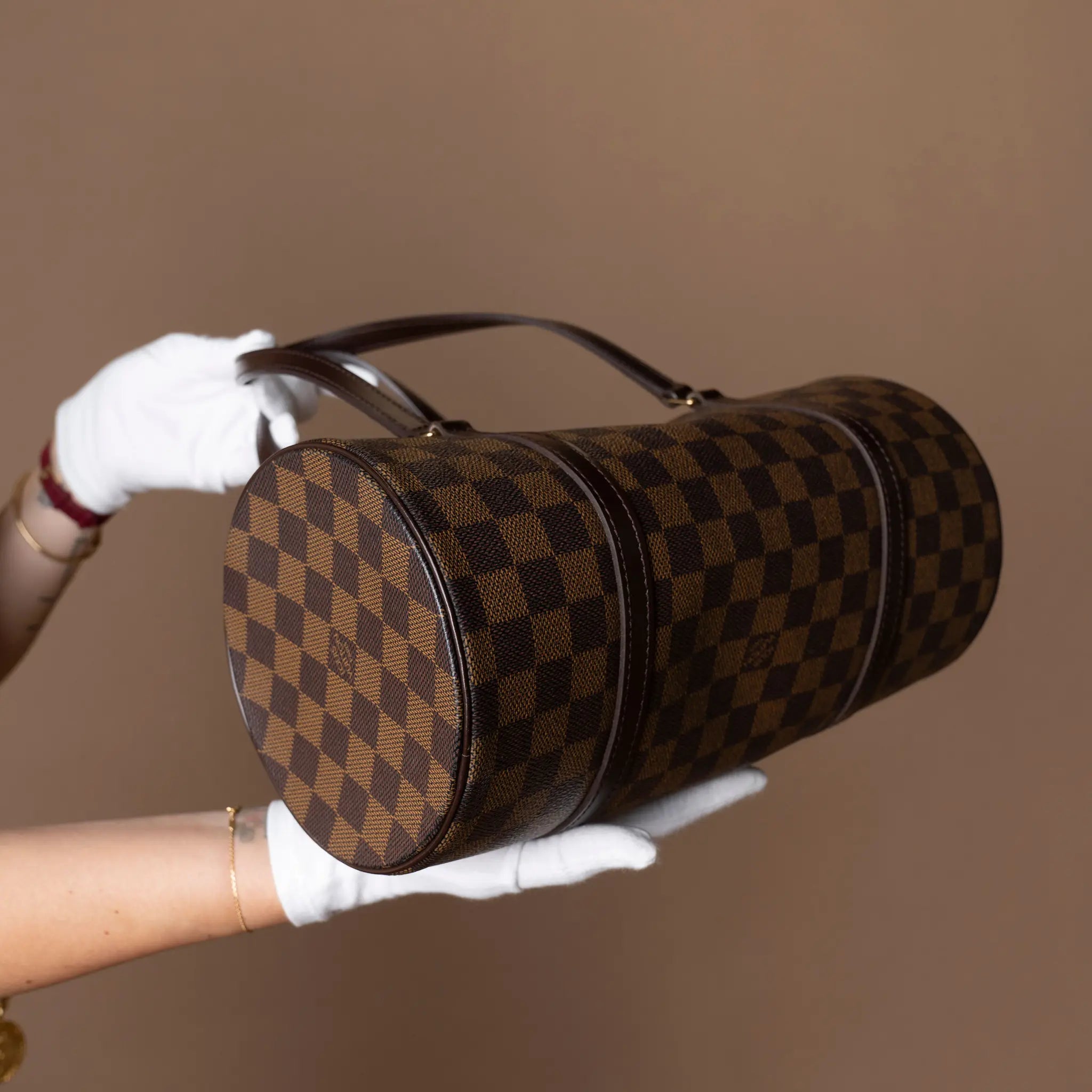 Louis Vuitton Damier Ebene Papillon 30 — Back View