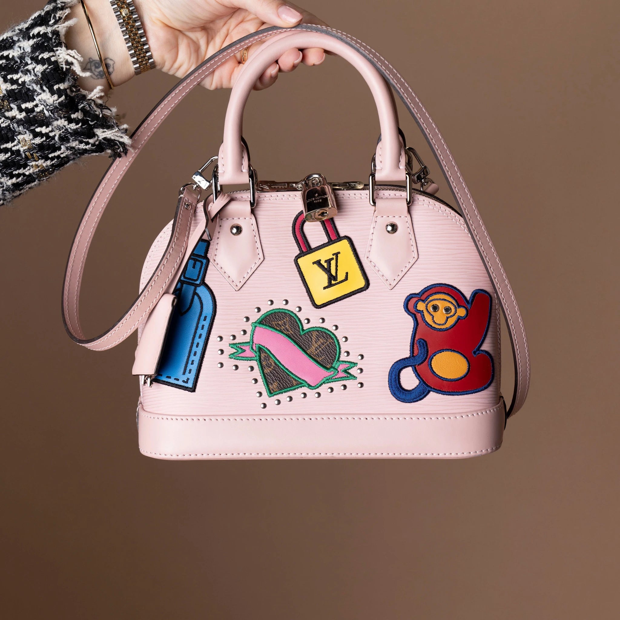 Louis Vuitton Epi Stickers Alma BB