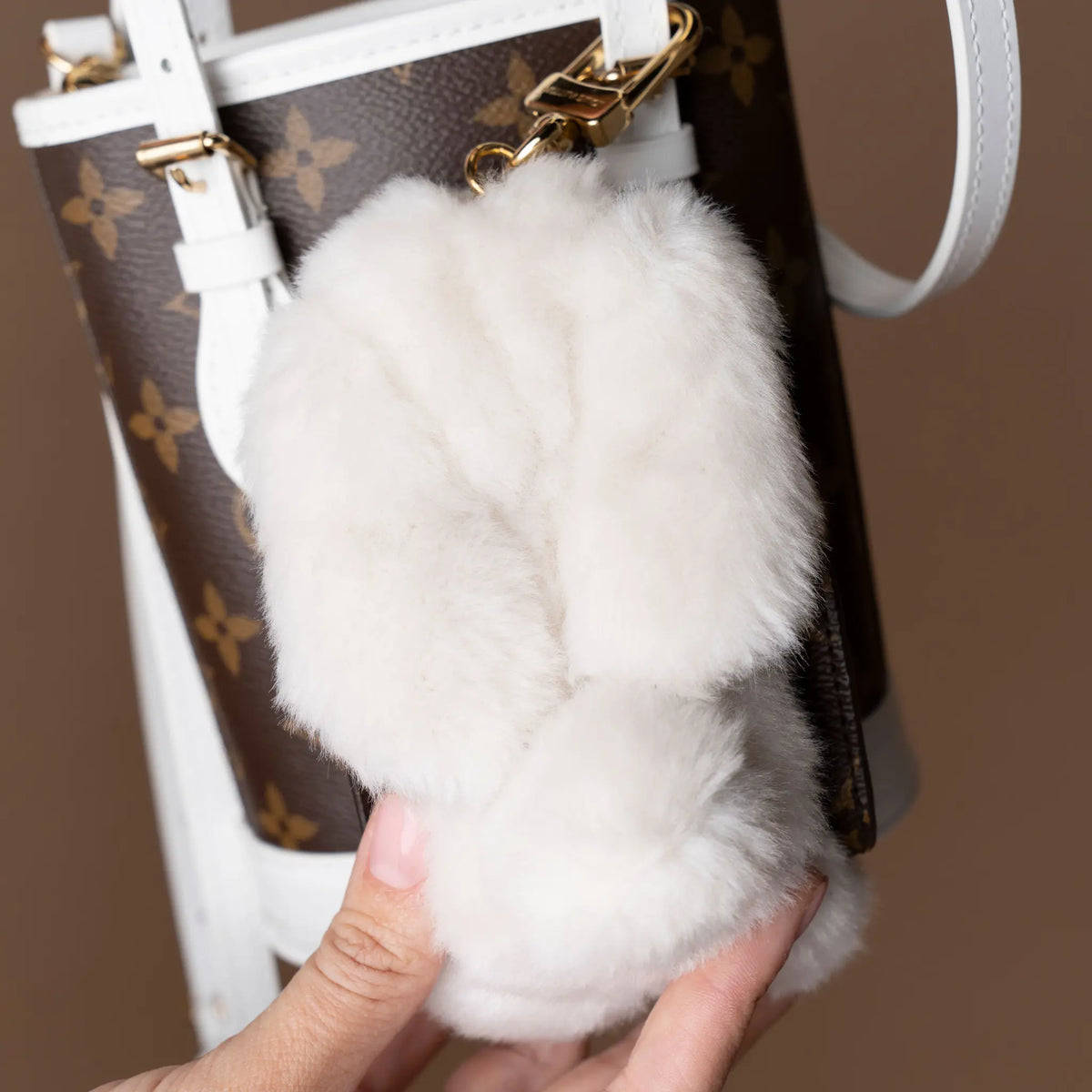 Louis Vuitton LV Match Monogram Nano Bucket — Detail View
