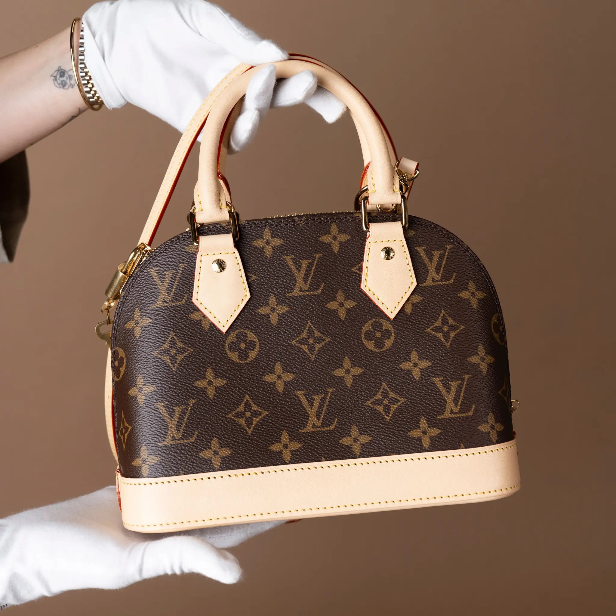 Louis Vuitton Monogram Alma BB — Front View