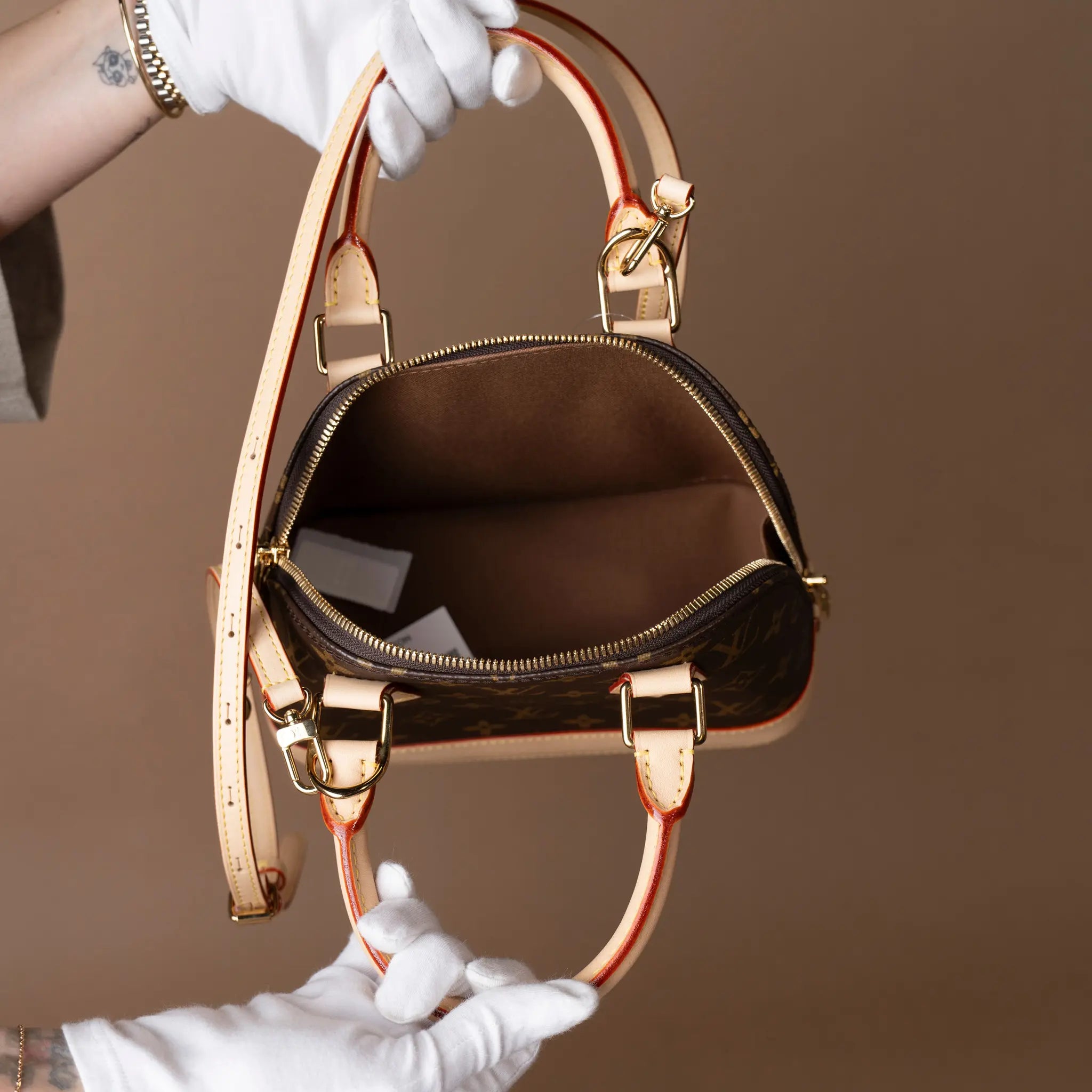 Louis Vuitton Monogram Alma BB — Side Profile