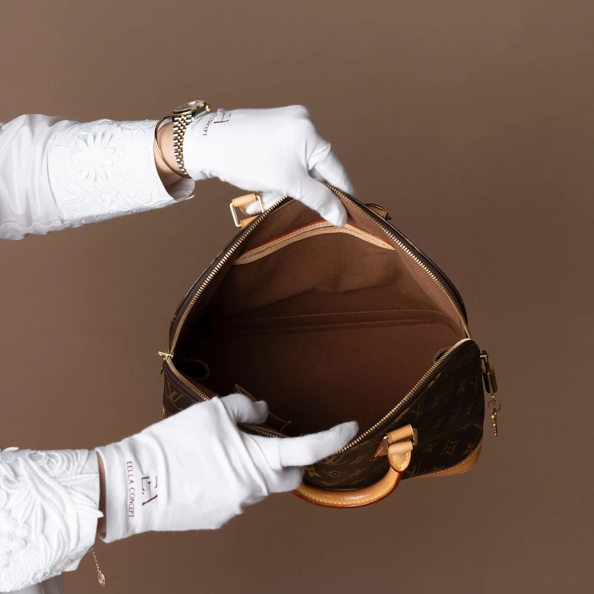 Louis Vuitton Monogram Alma PM — Front View