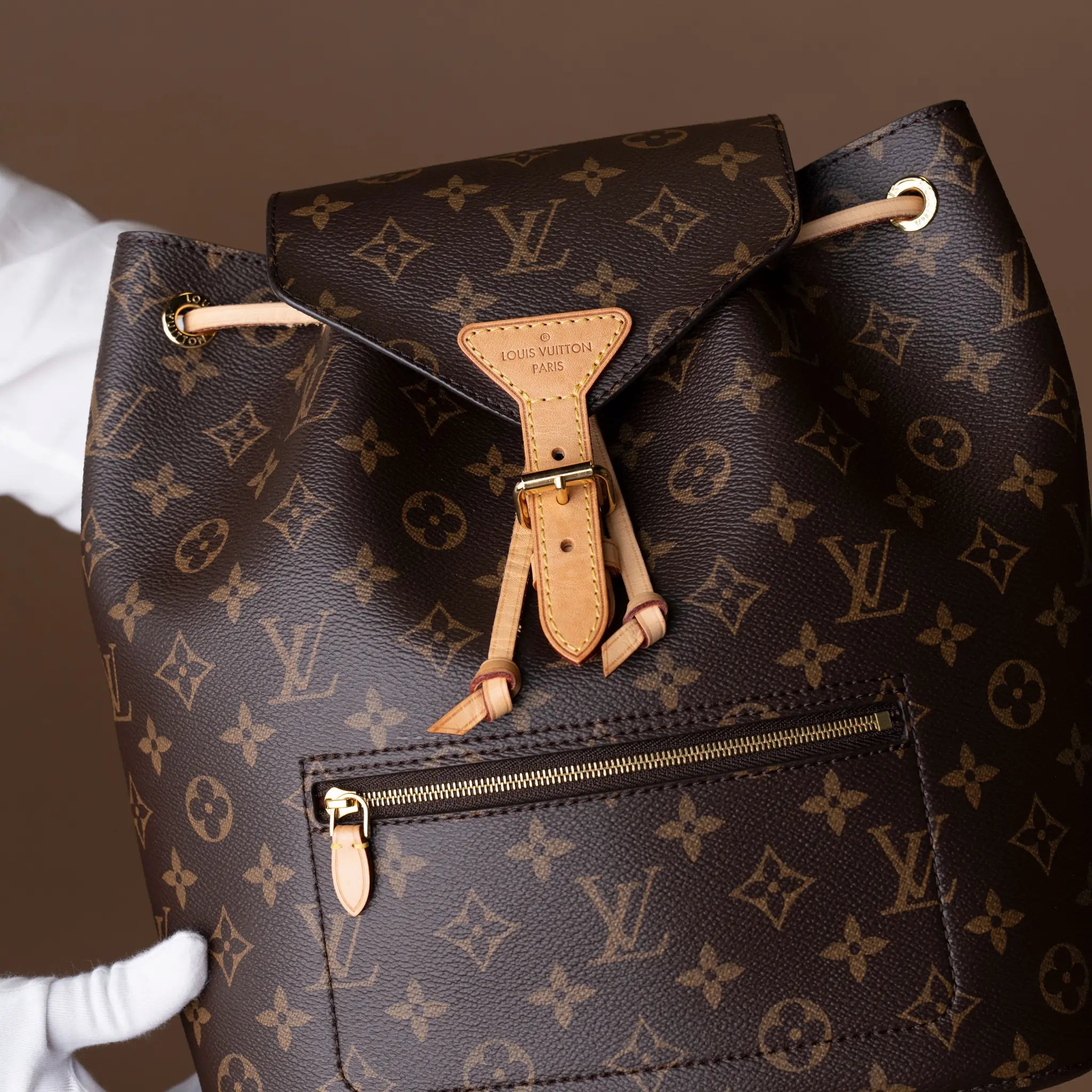 Louis Vuitton Monogram Backpack — Side Profile