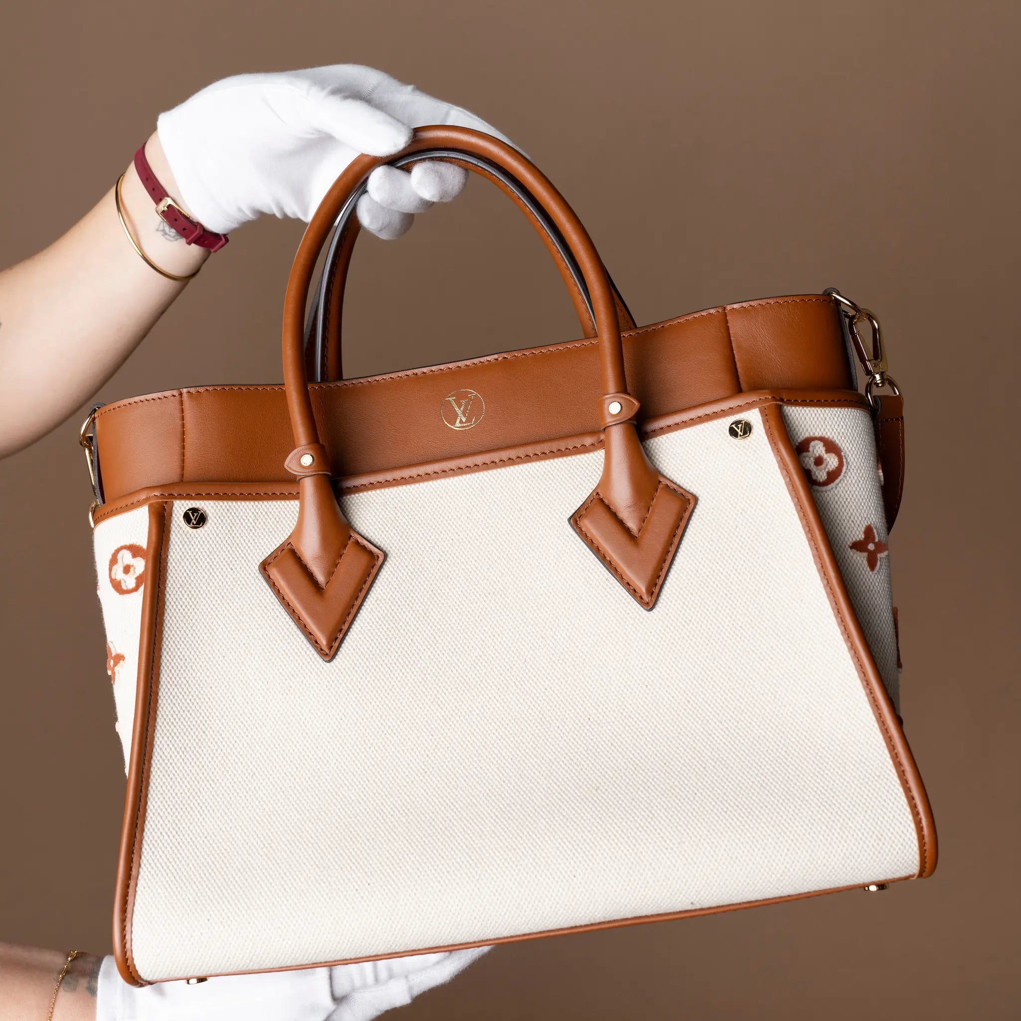 Louis Vuitton Monogram Canvas On My Side MM — Back View