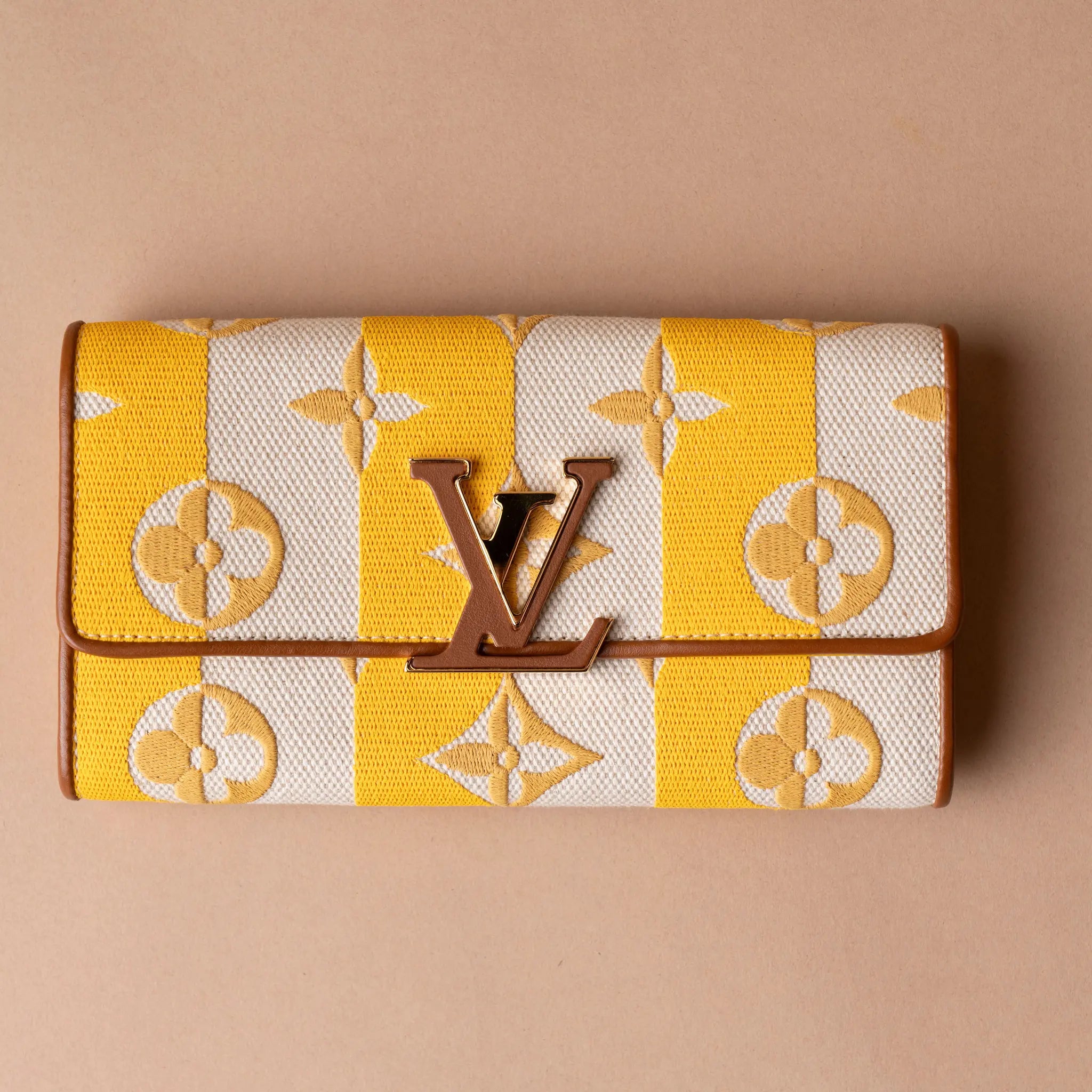 Louis Vuitton Monogram Canvas Portefeuille Capucines Long Wallet — Back View
