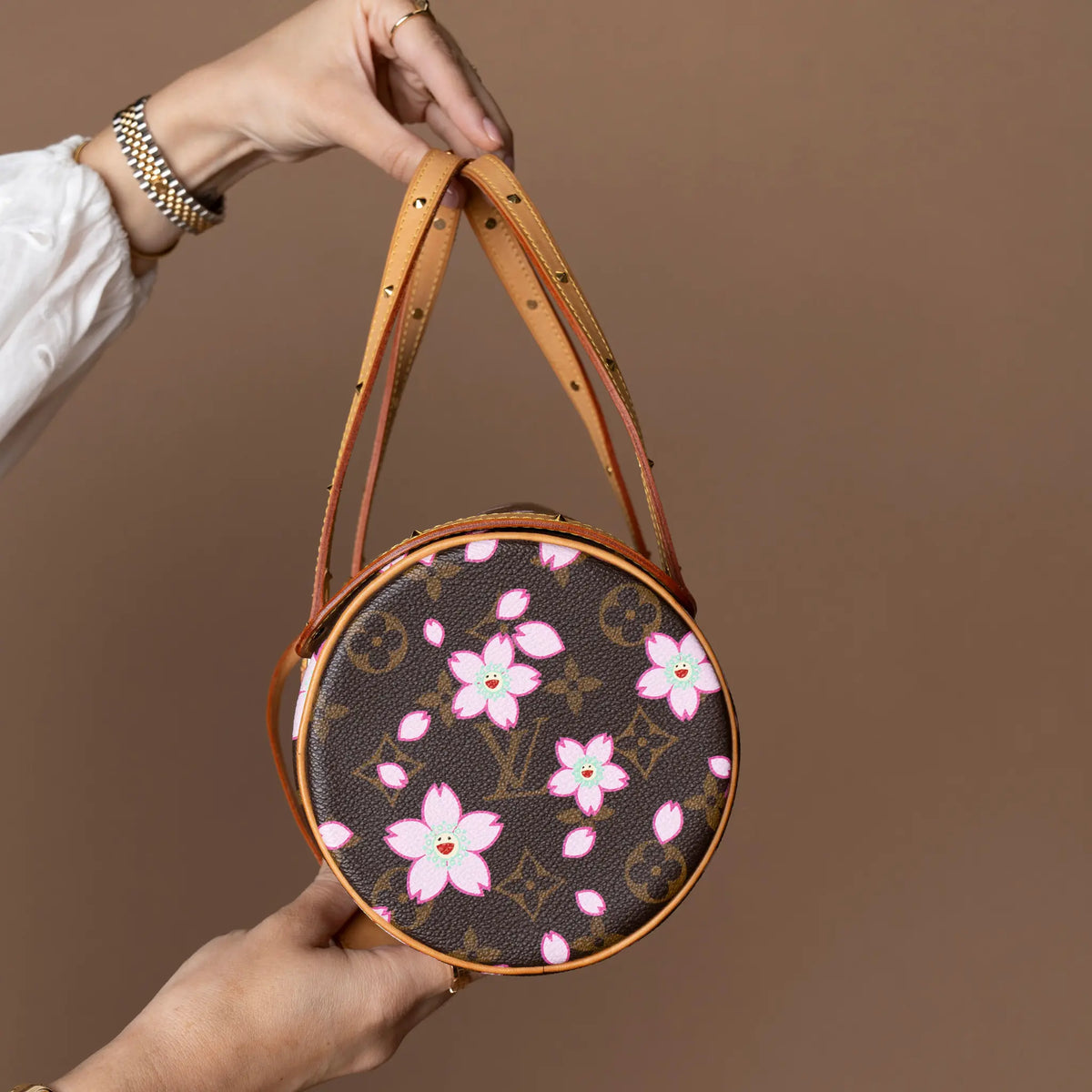 Louis Vuitton Monogram Cherry Blossom Papillon X Takashi Murakami — Side Profile