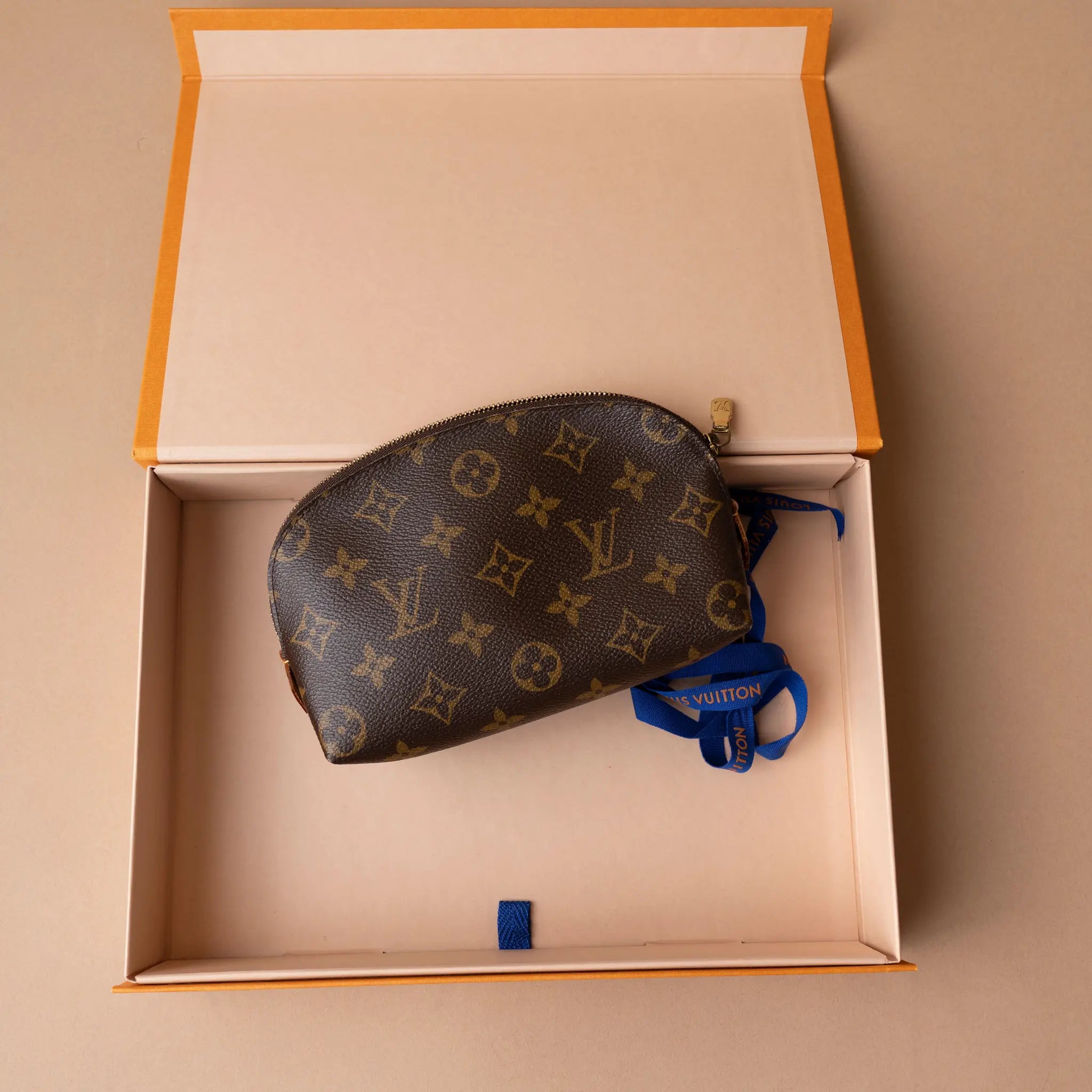 Louis Vuitton Monogram Cosmetic Pouch PM — Back View