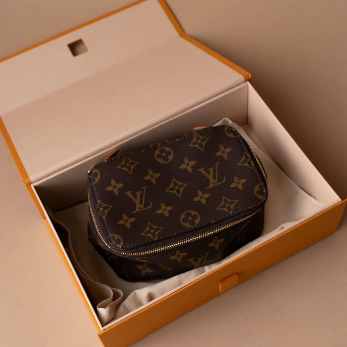 Louis Vuitton Monogram Cube Rangement PM — Front View