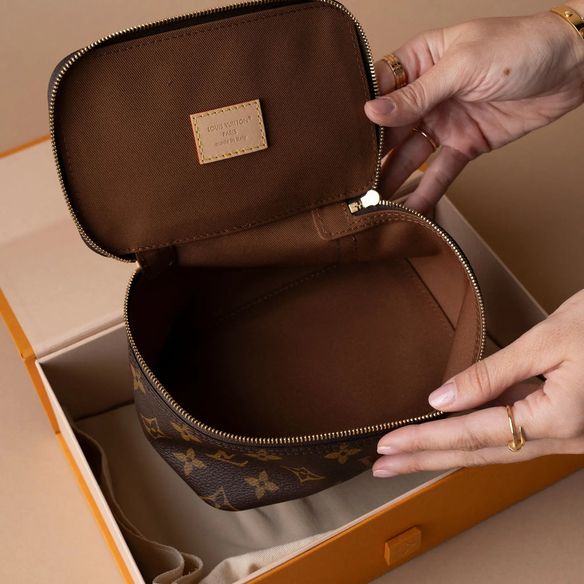Louis Vuitton Monogram Cube Rangement PM — Back View