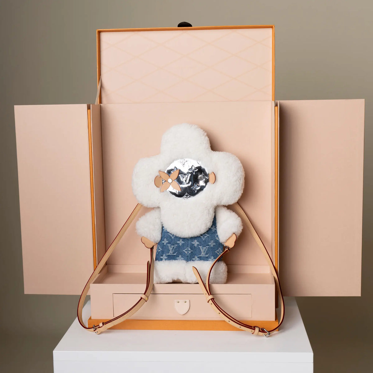 Louis Vuitton Monogram Denim Merino Shearling Vivienne Backpack — Featured Image