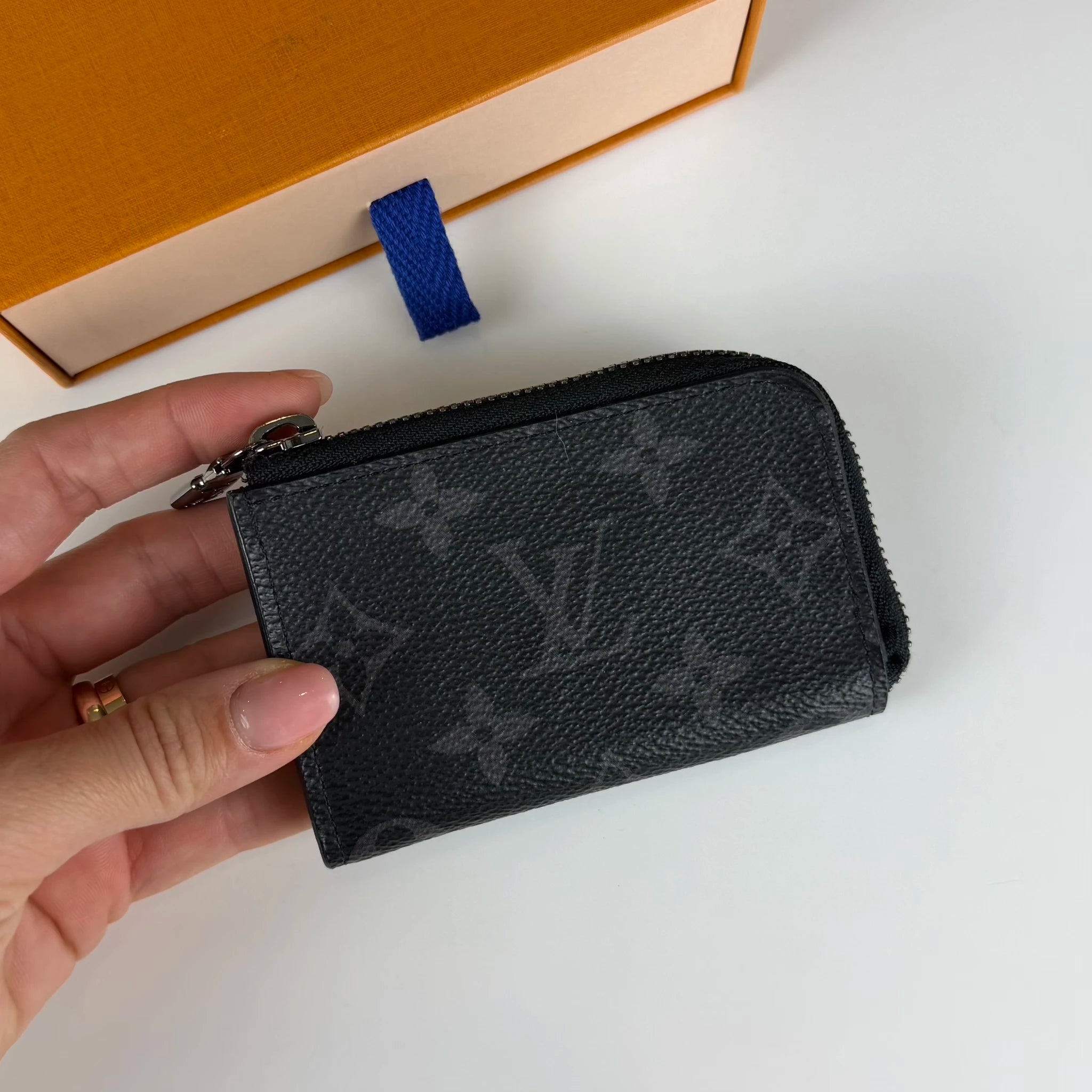 Louis Vuitton Monogram Eclipse Zippy Coin Purse