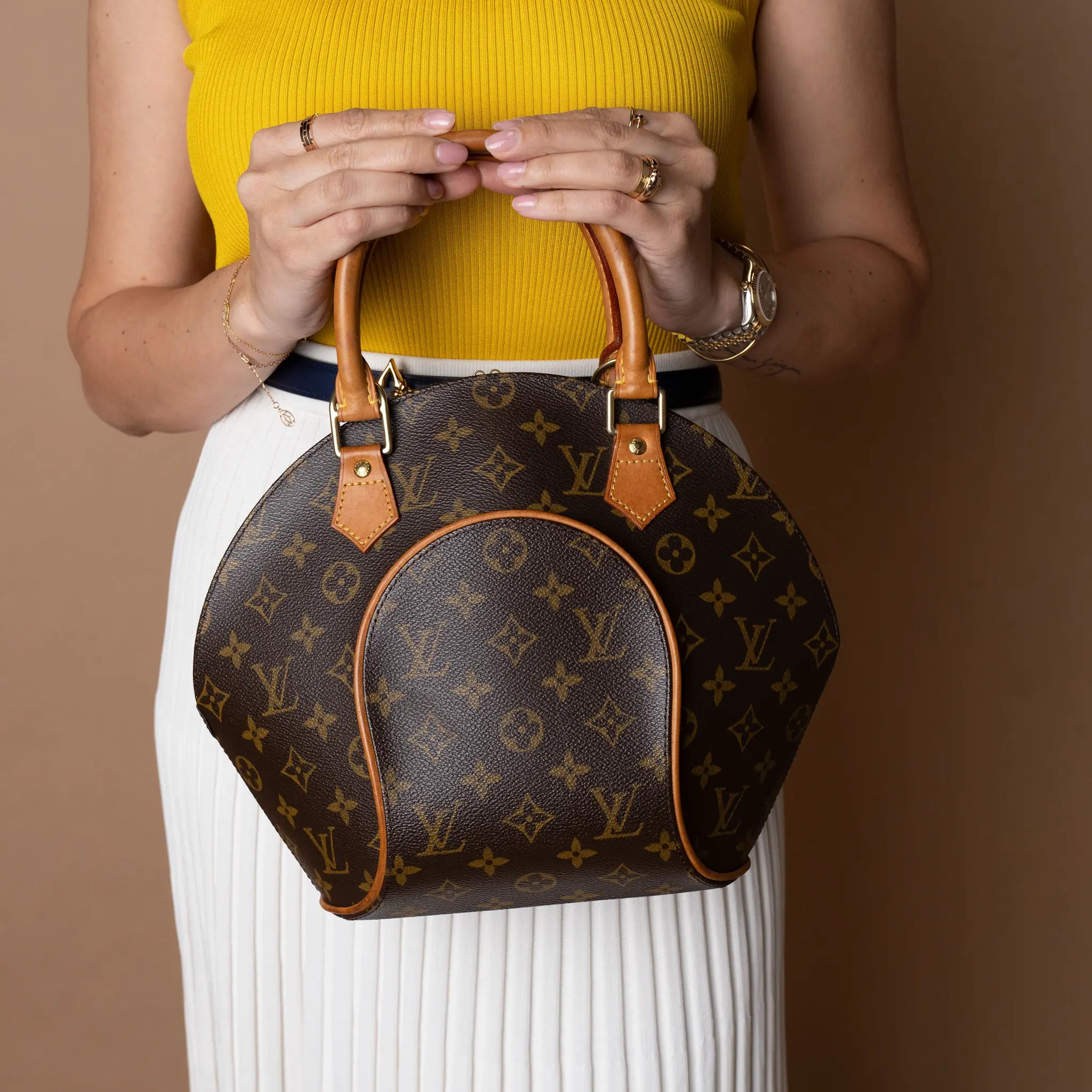 Louis Vuitton Monogram Ellipse PM — Close-up Detail