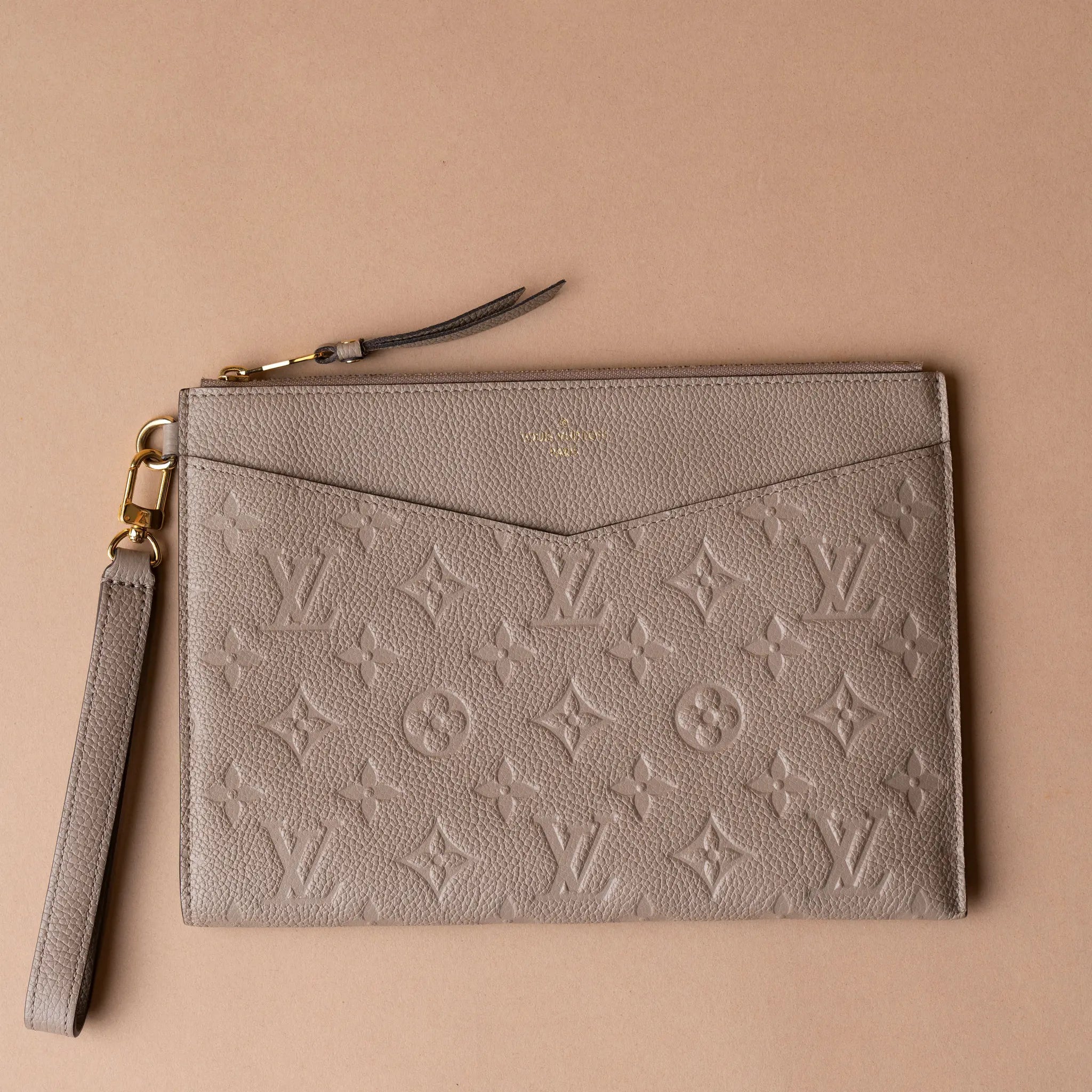 Louis Vuitton Monogram Empreinte Daily Pouch — Front View