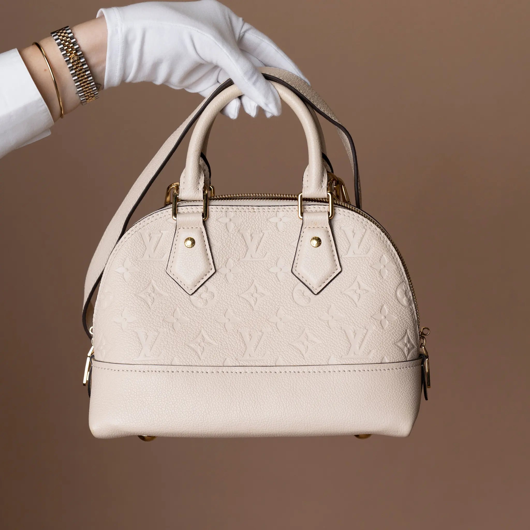 Louis Vuitton Monogram Empreinte Neo Alma BB — Side Profile