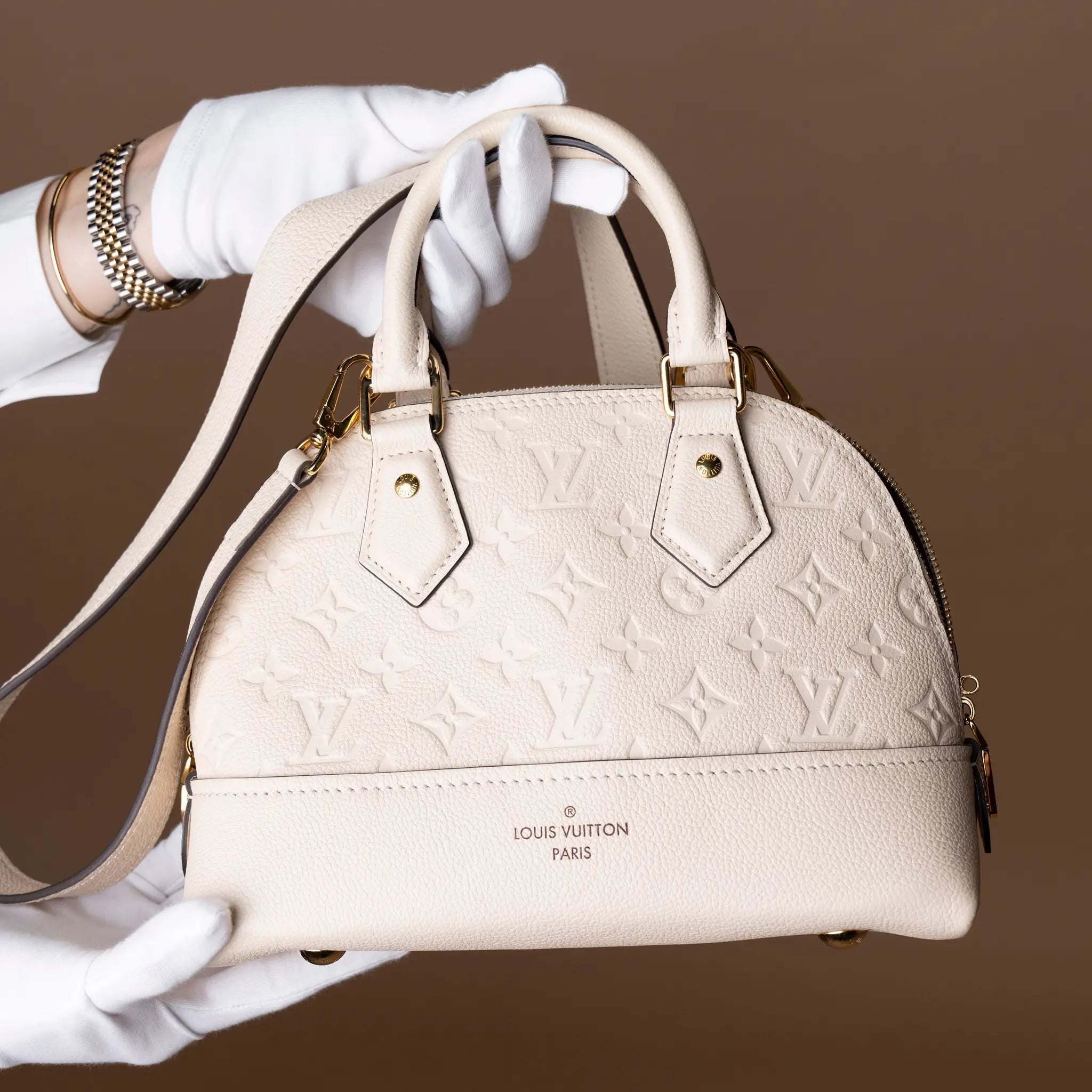 Louis Vuitton Monogram Empreinte Neo Alma BB — Interior Detail