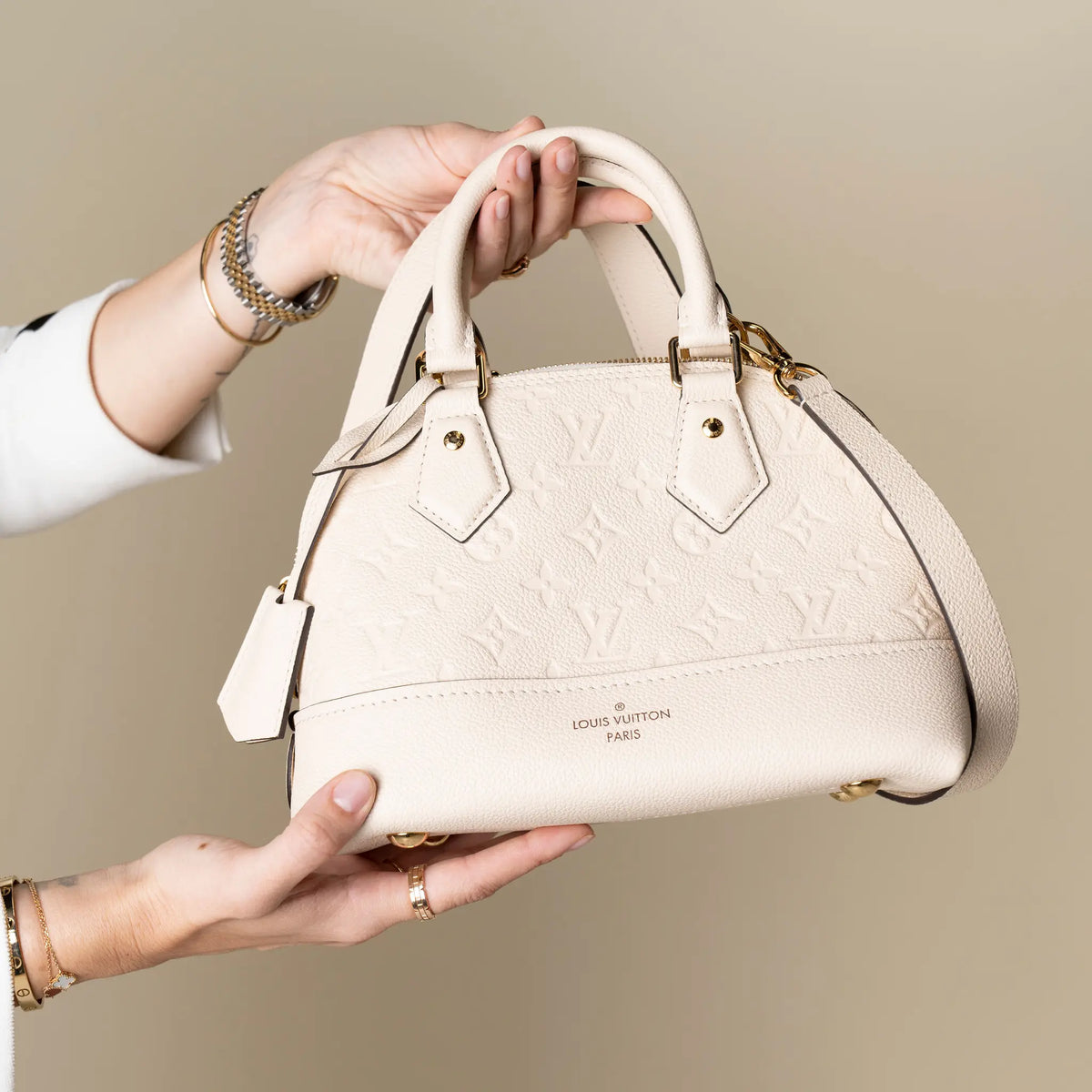 Louis Vuitton Monogram Empreinte Neo Alma PM — Back View