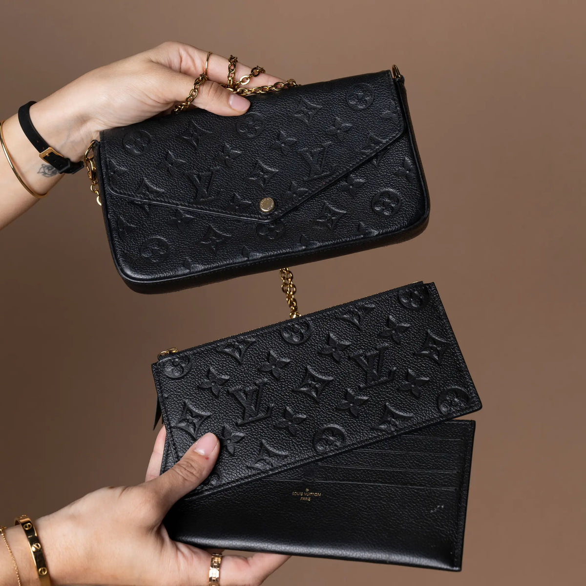 Louis Vuitton Monogram Empreinte Pochette Felicie — Featured Image