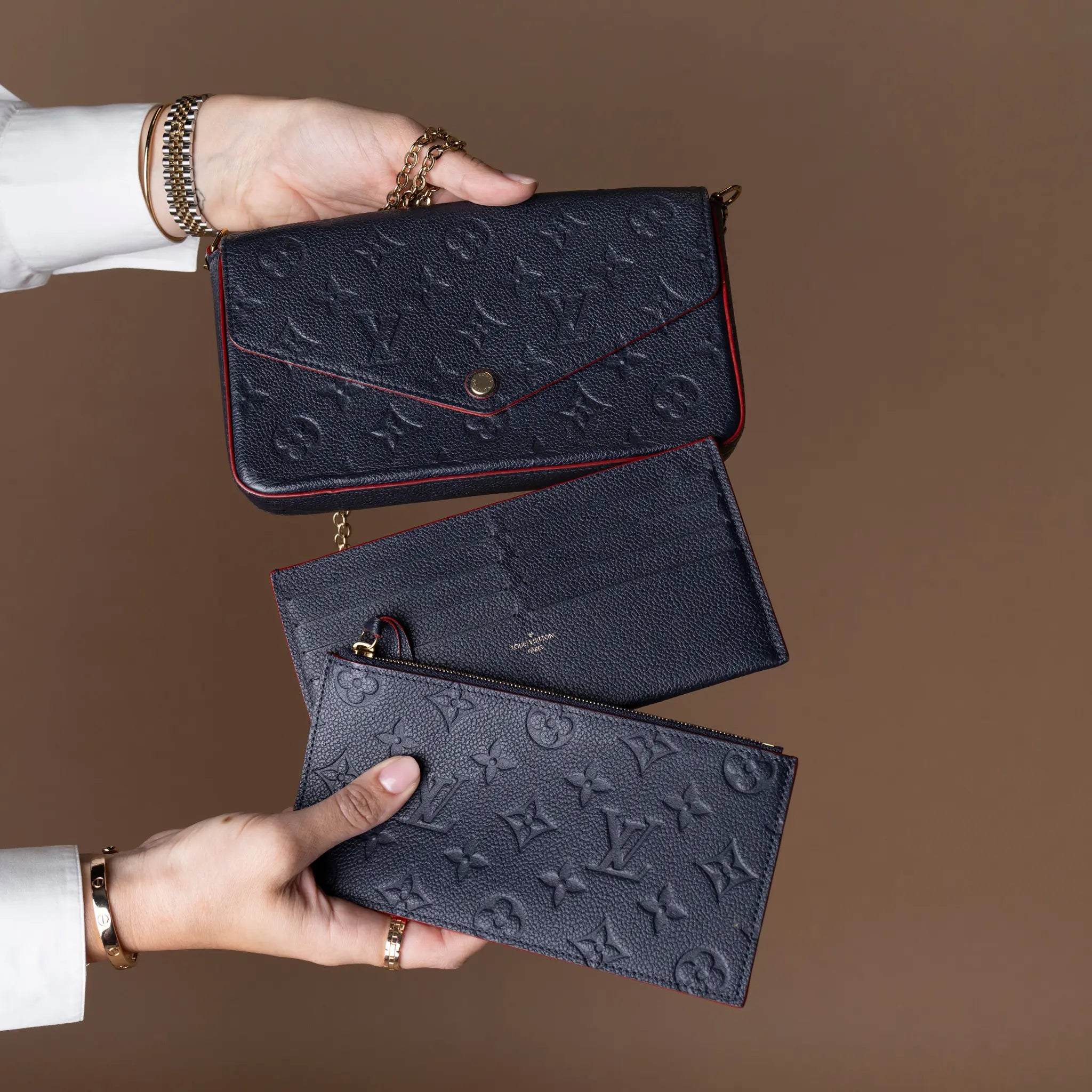Louis Vuitton Monogram Empreinte Pochette Felicie — Featured Image