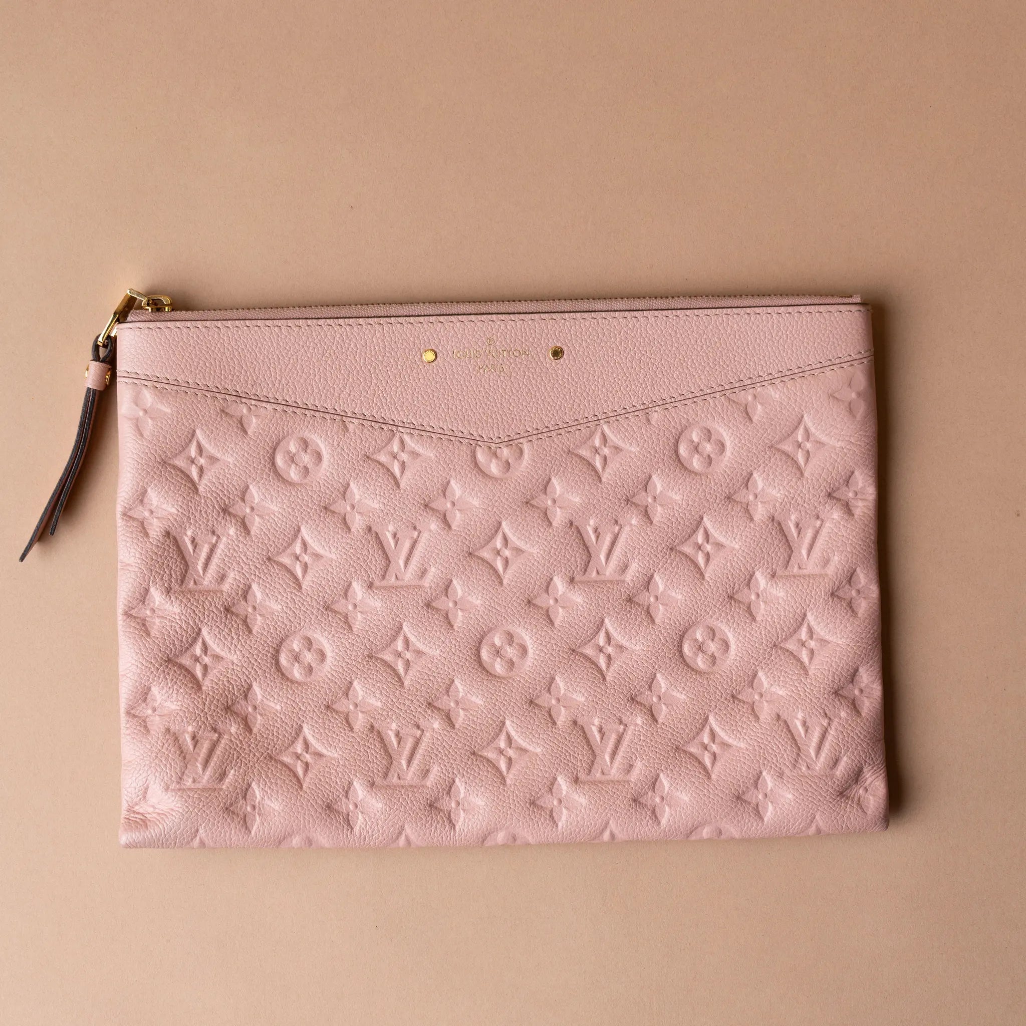 Louis Vuitton Monogram Empreinte Pochette Melanie MM — Front View
