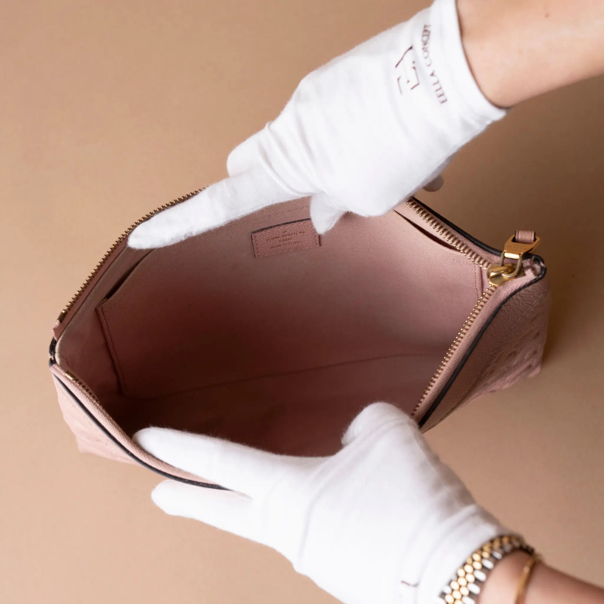 Louis Vuitton Monogram Empreinte Pochette Melanie MM — Back View