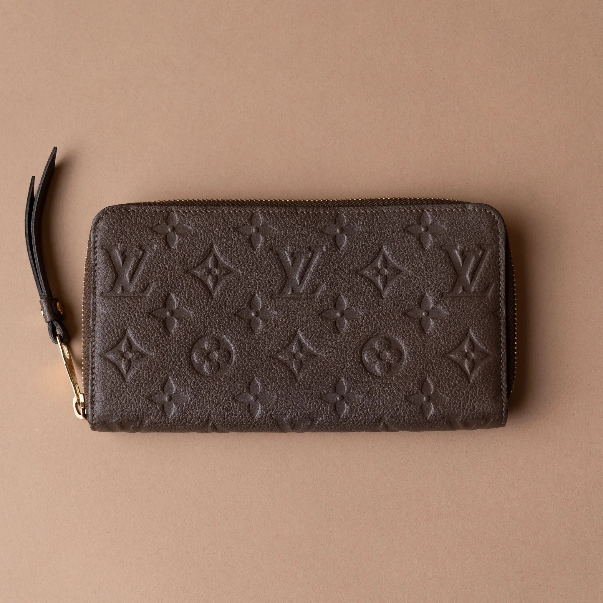 Louis Vuitton Monogram Empreinte Zippy Wallet — Side Profile