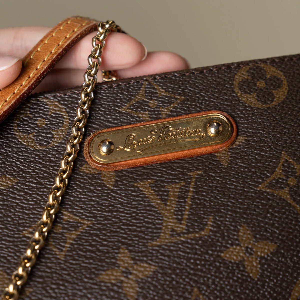 Louis Vuitton Monogram Eva — Close-up Detail