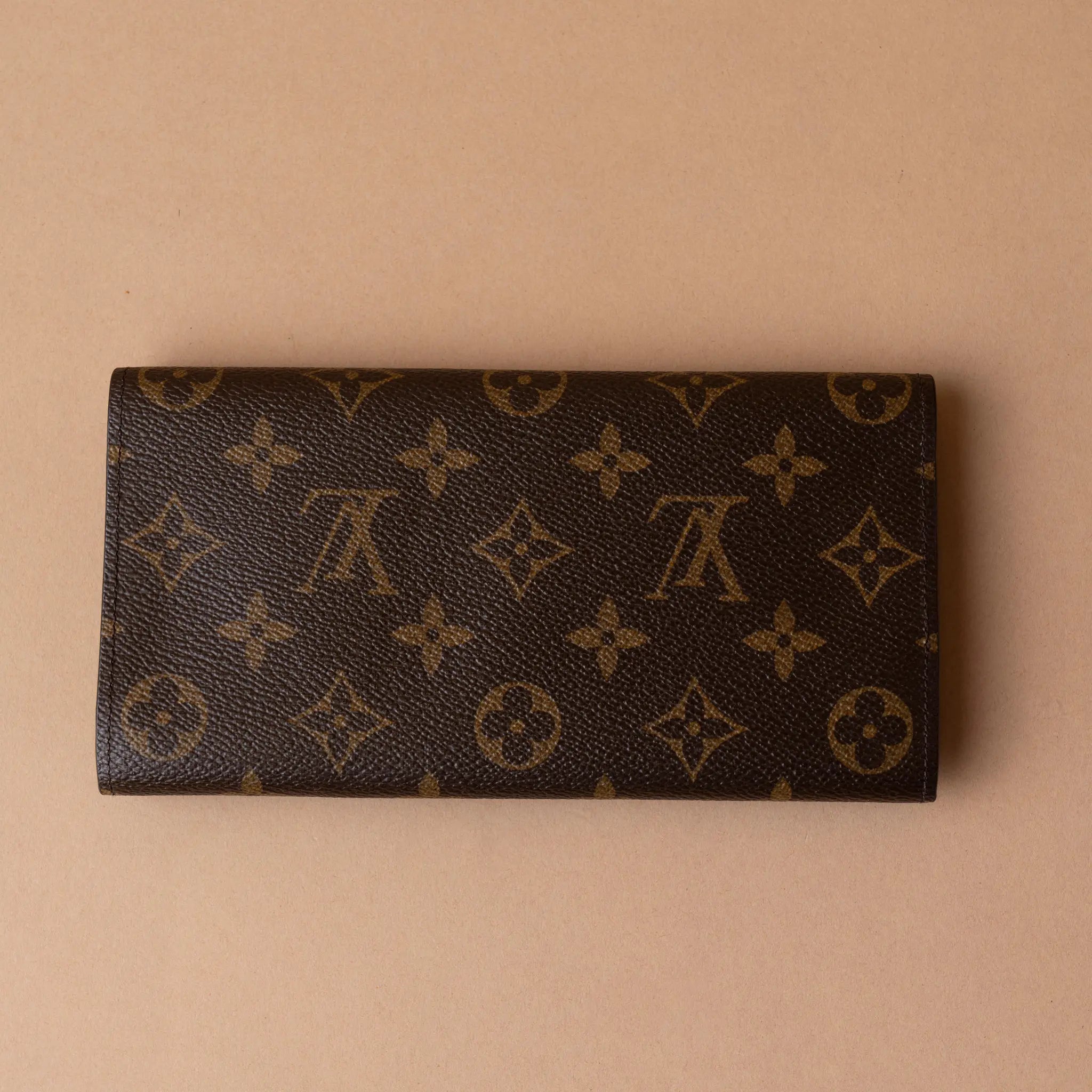 Louis Vuitton Monogram Josephine Long Wallet — Back View