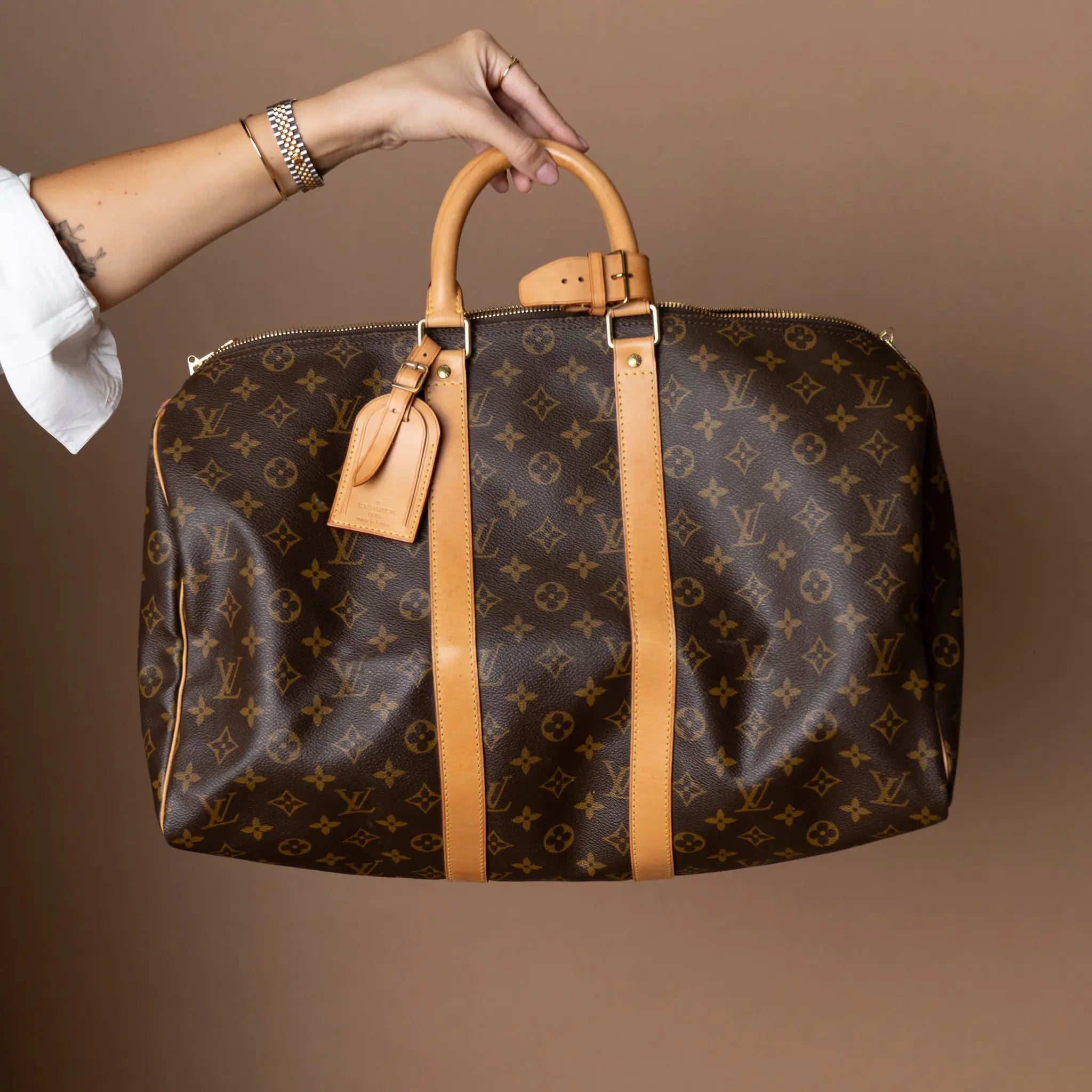 Louis Vuitton Monogram Keepal 45 — Featured Image