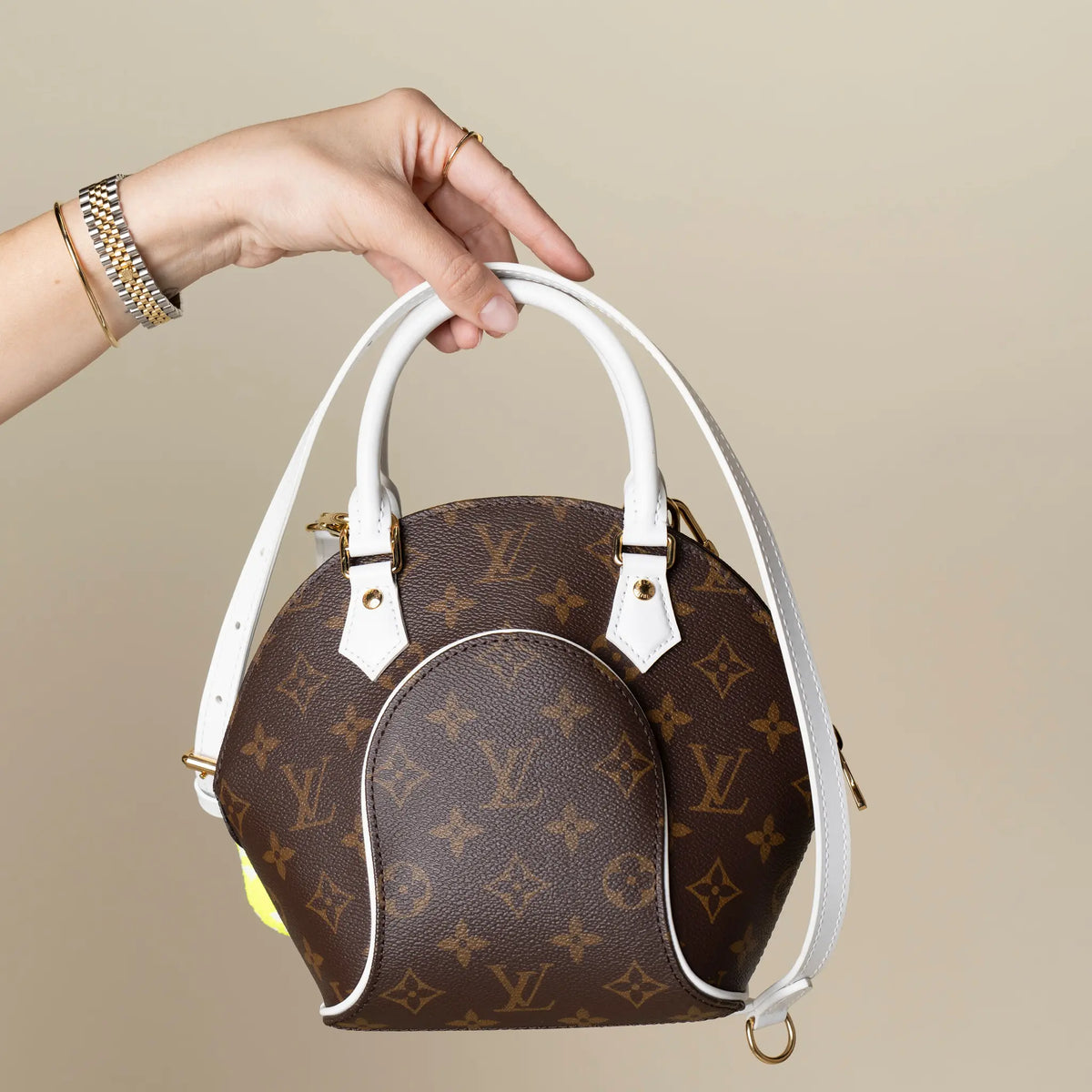 Louis Vuitton Monogram Match Ellipse BB — Back View