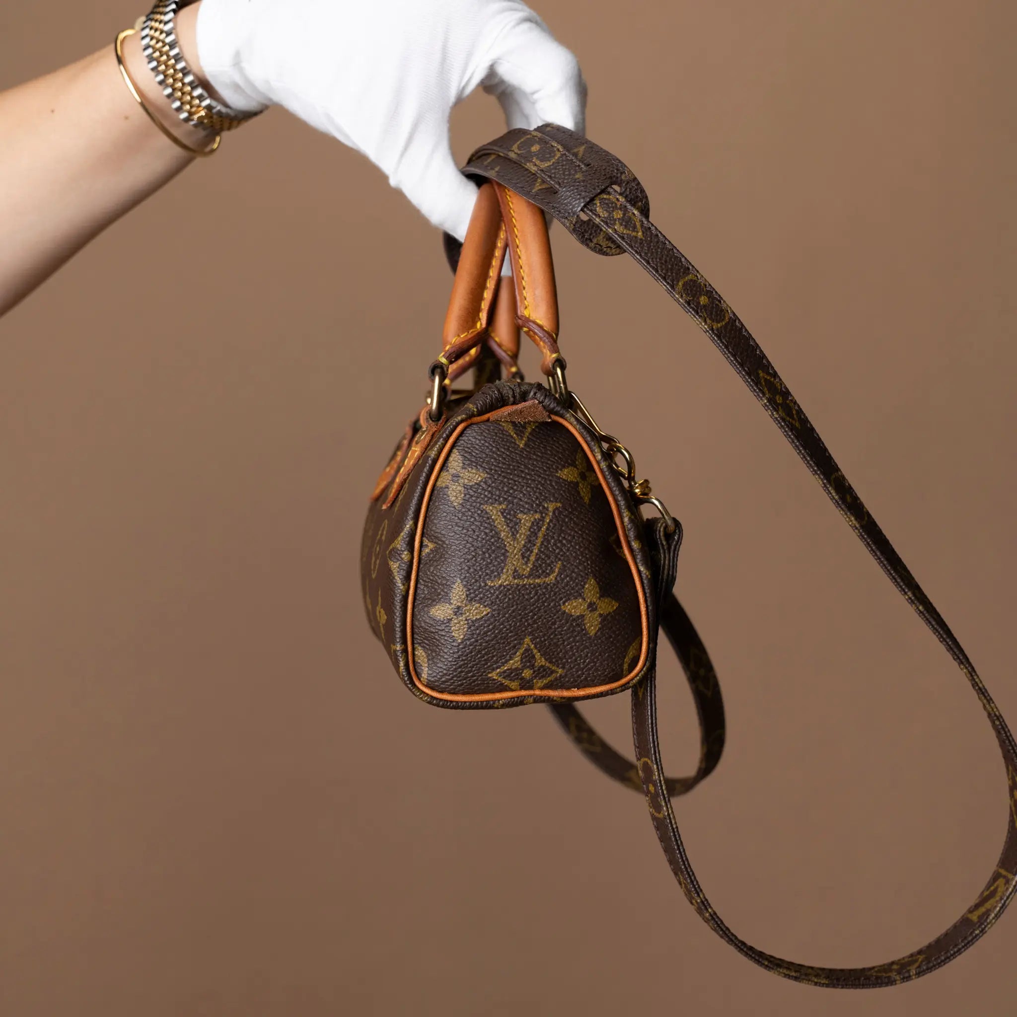 Louis Vuitton Monogram Mini Speedy HL — Back View