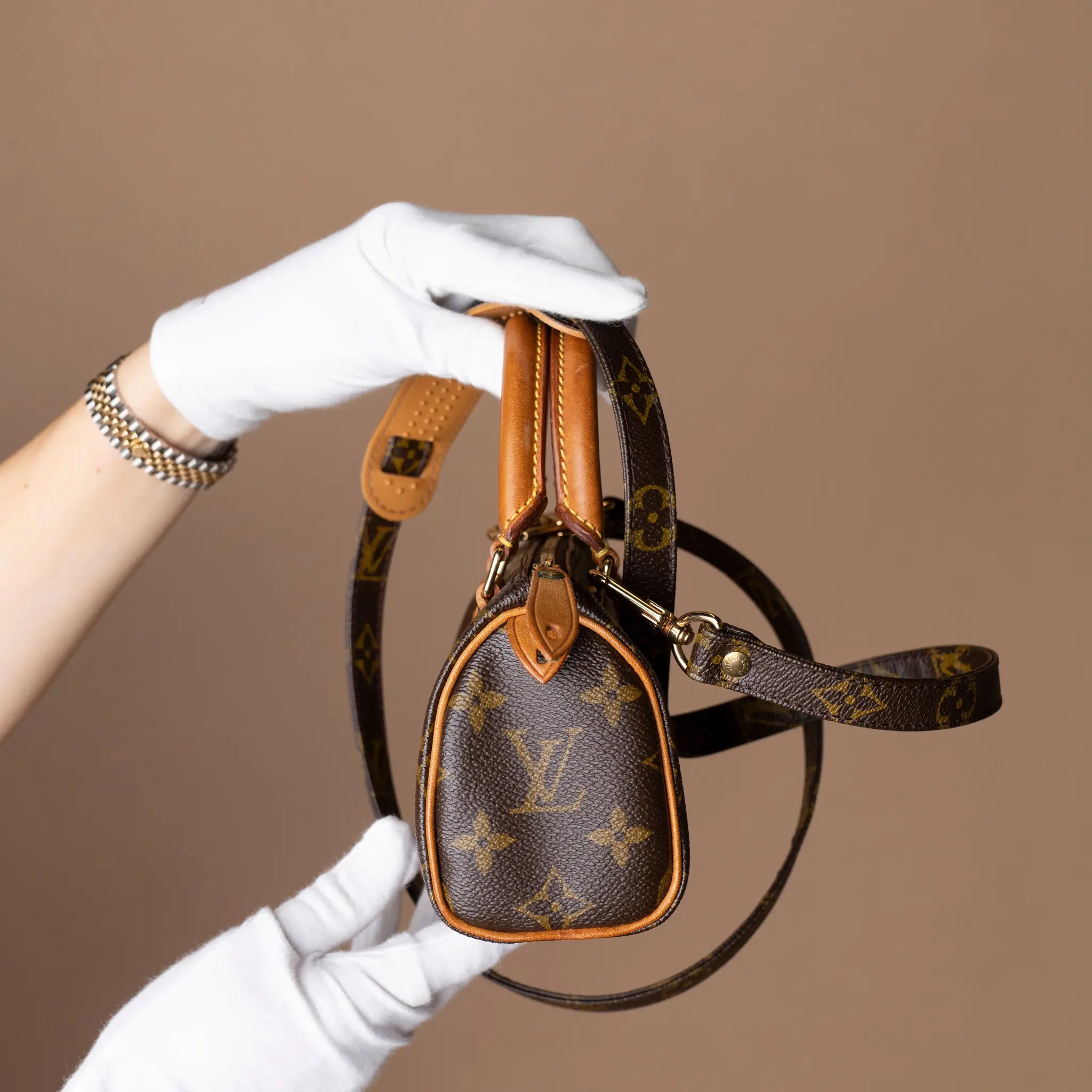 Louis Vuitton Monogram Mini Speedy HL — Back View