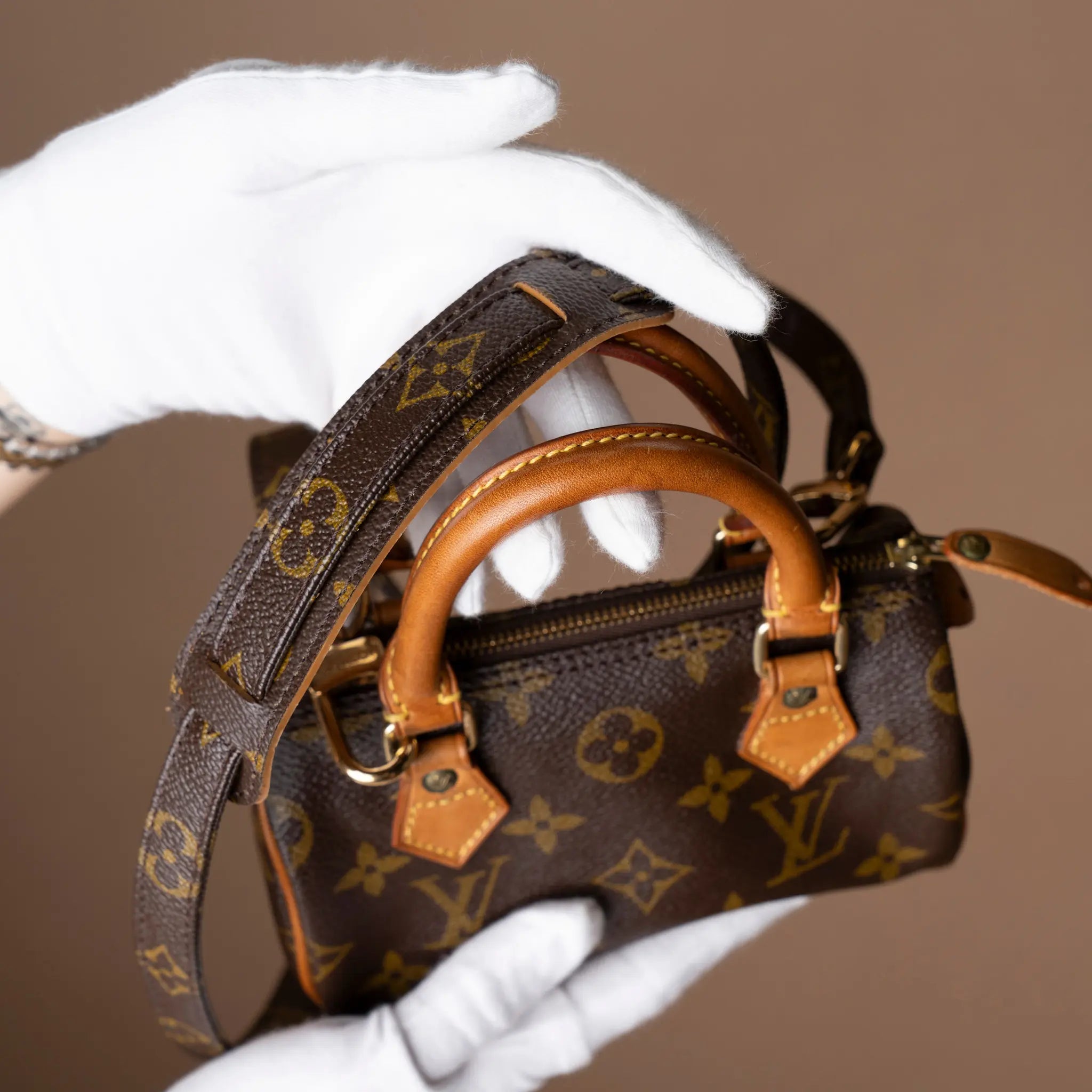 Louis Vuitton Monogram Mini Speedy HL — Side Profile