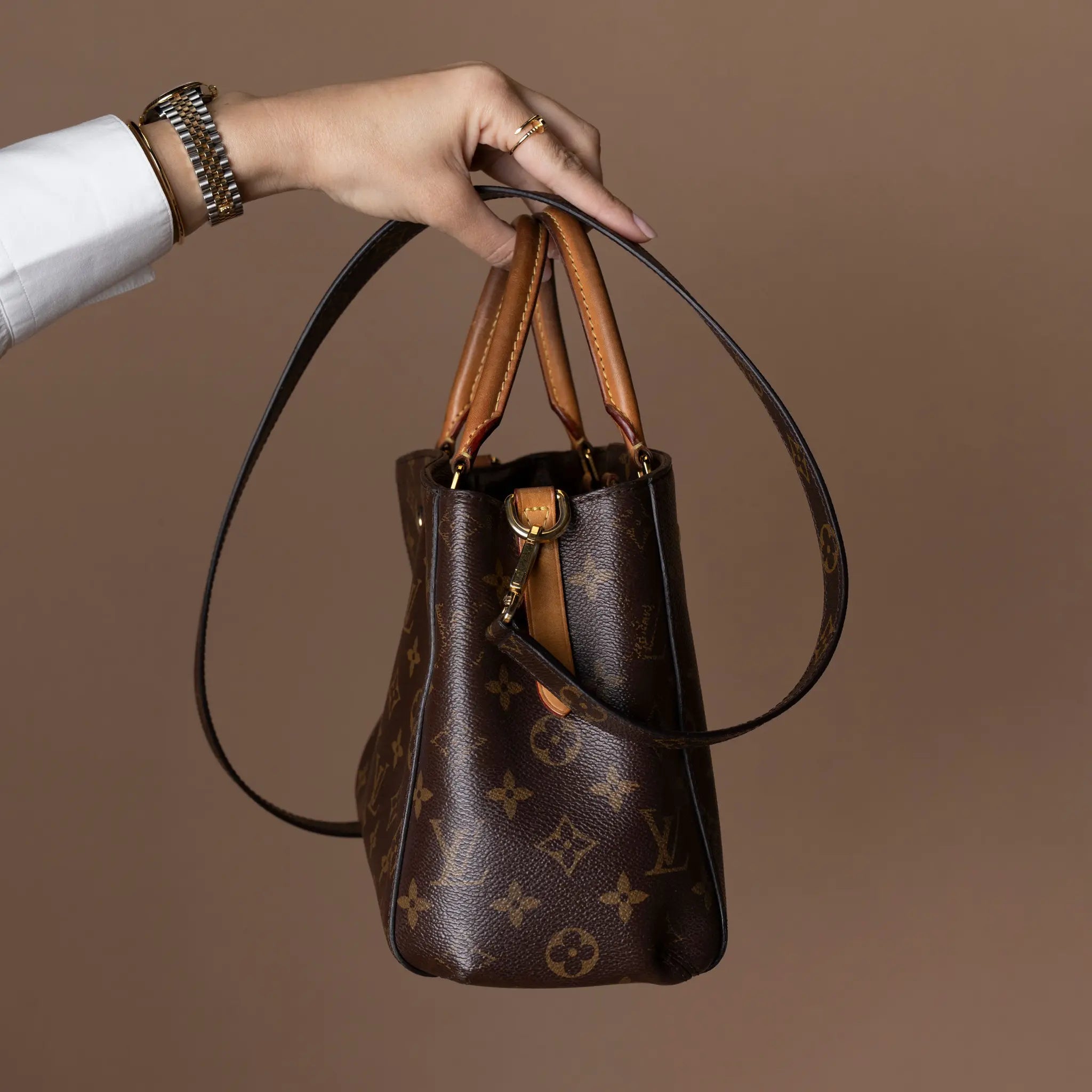 Louis Vuitton Monogram Montaigne BB — Side Profile