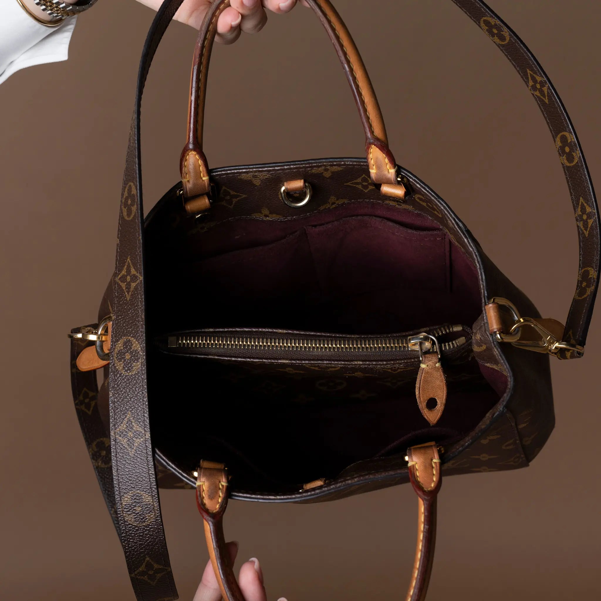 Louis Vuitton Monogram Montaigne BB — Close-up Detail