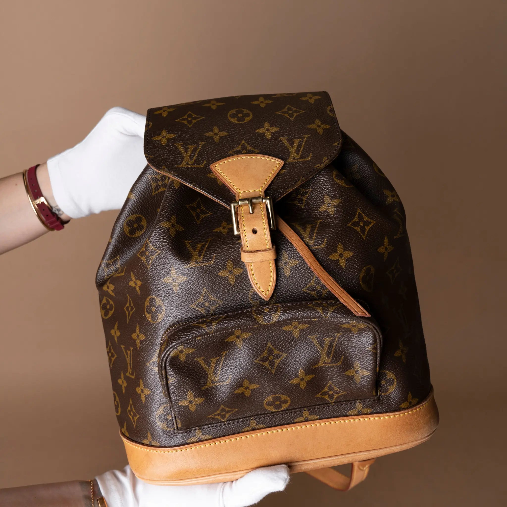 Louis Vuitton Monogram Montsouris MM — Side Profile