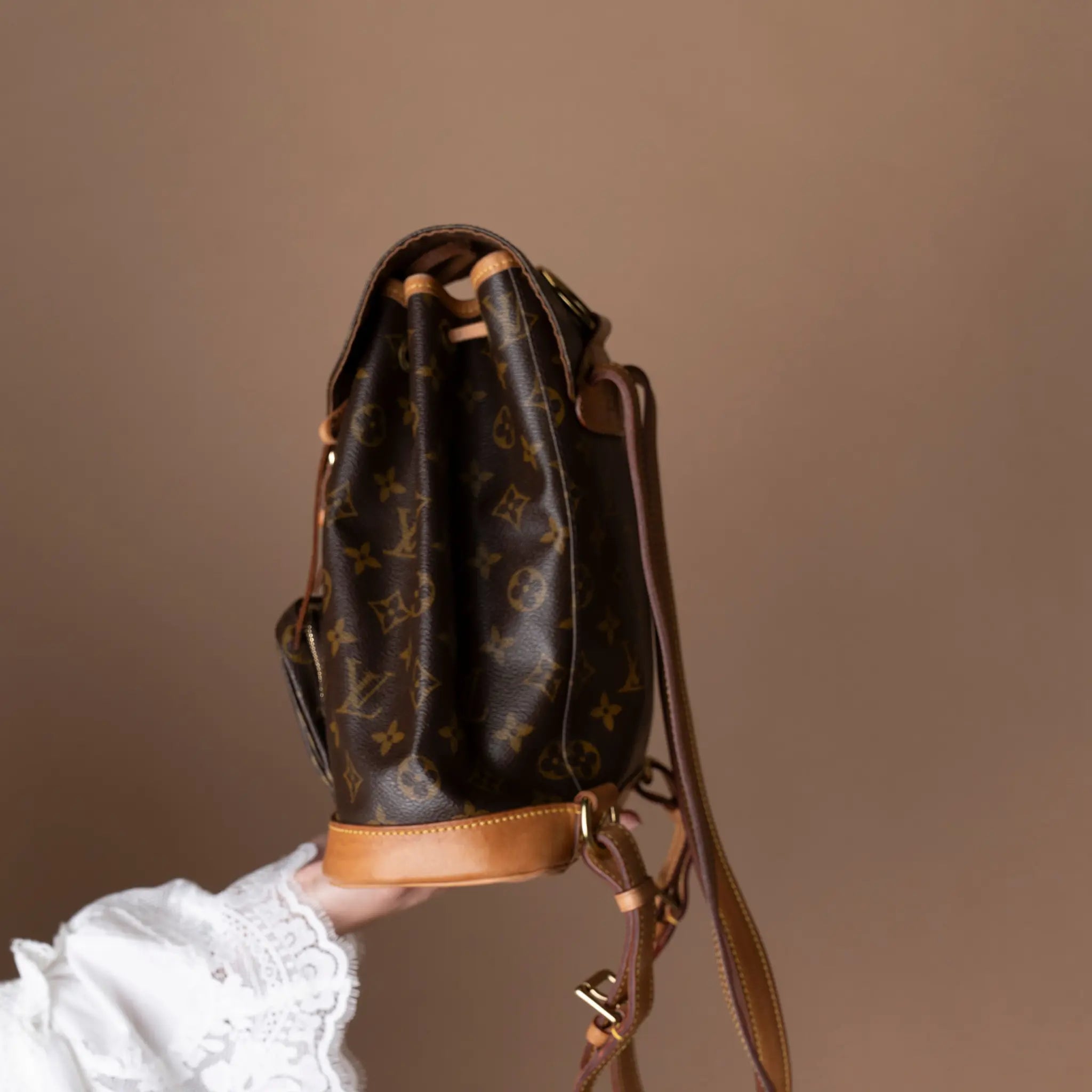 Louis Vuitton Monogram Montsouris MM — Back View
