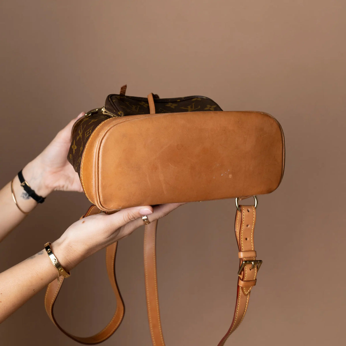 Louis Vuitton Monogram Montsouris MM — Back View