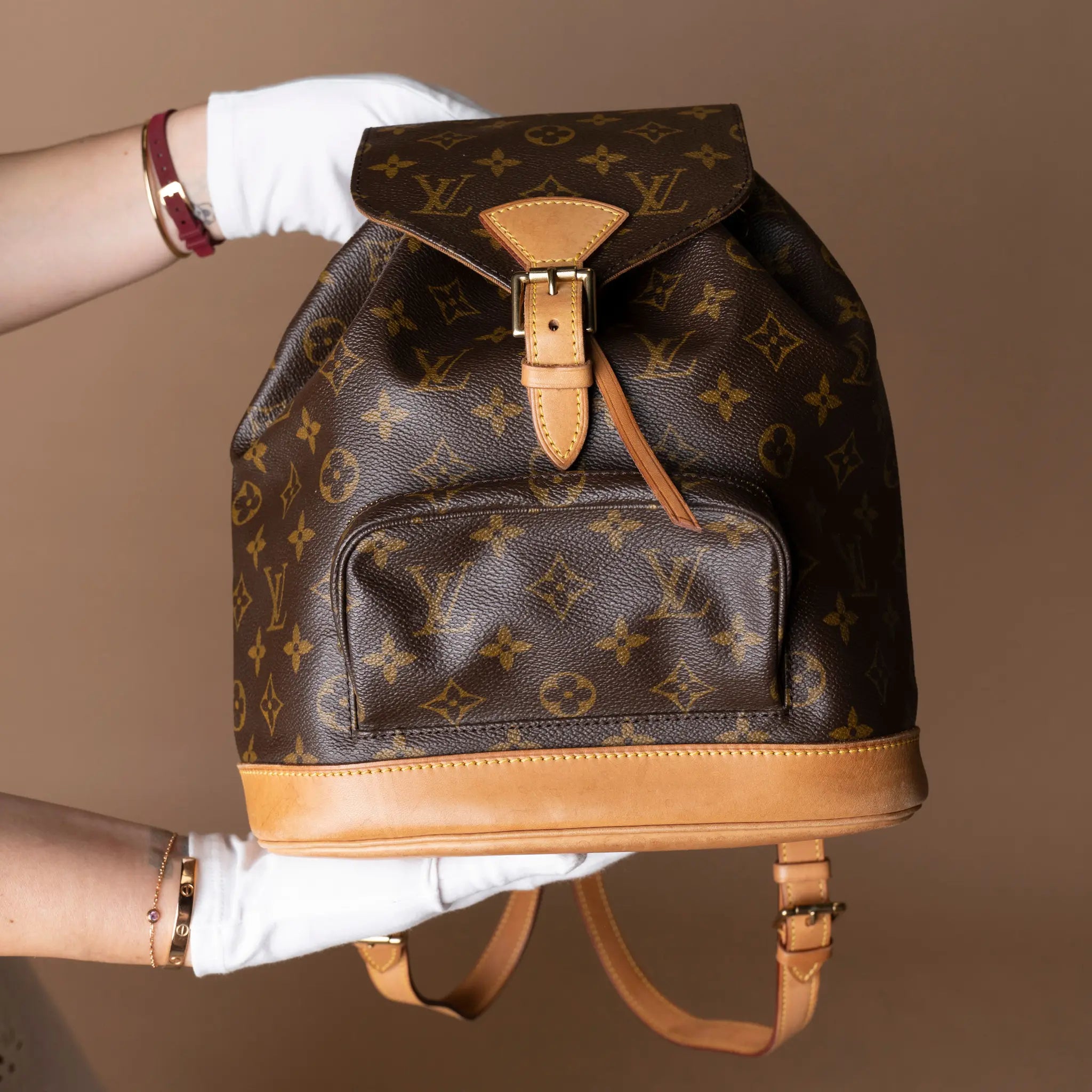 Louis Vuitton Monogram Montsouris MM — Close-up Detail