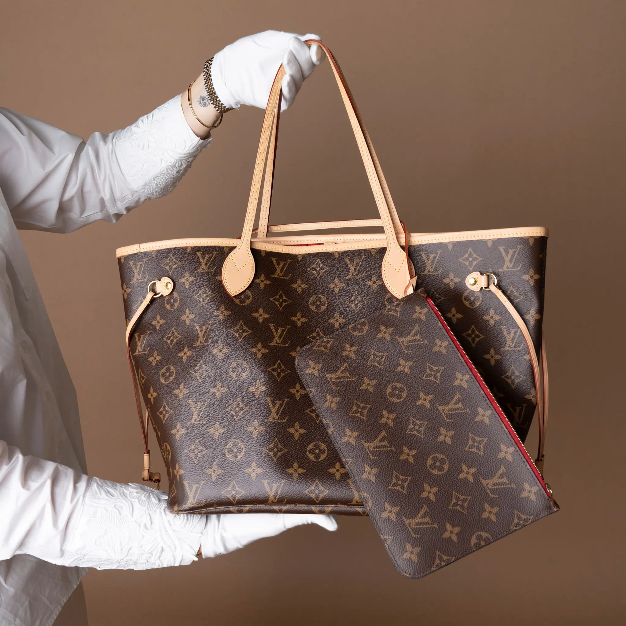 Louis Vuitton Monogram Neverfull MM — Front View