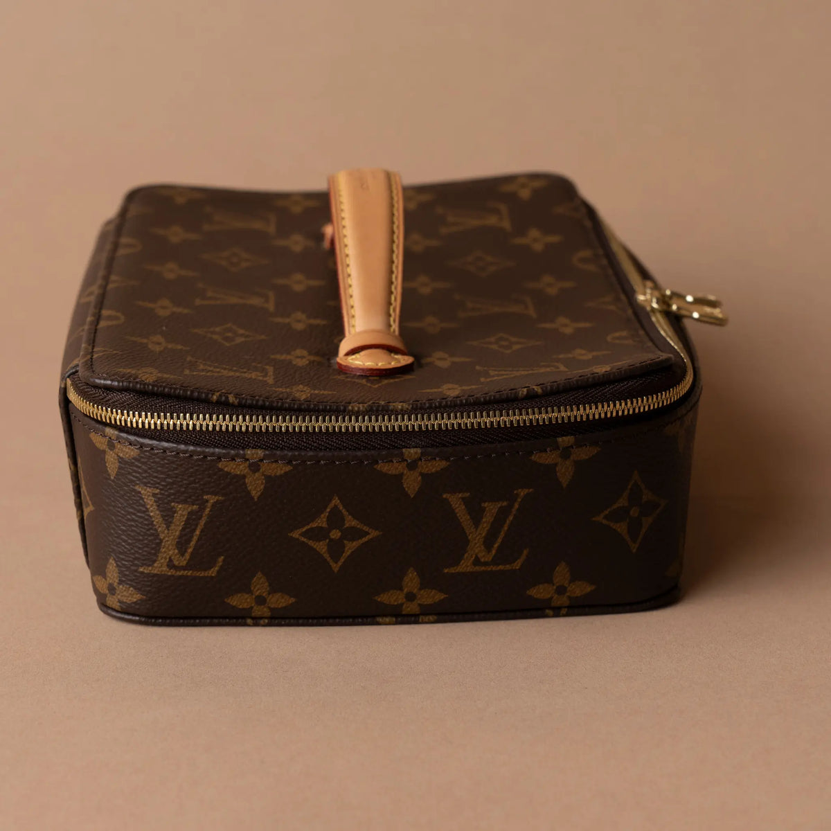 Louis Vuitton Monogram Nice Jewelry Case — Side Profile