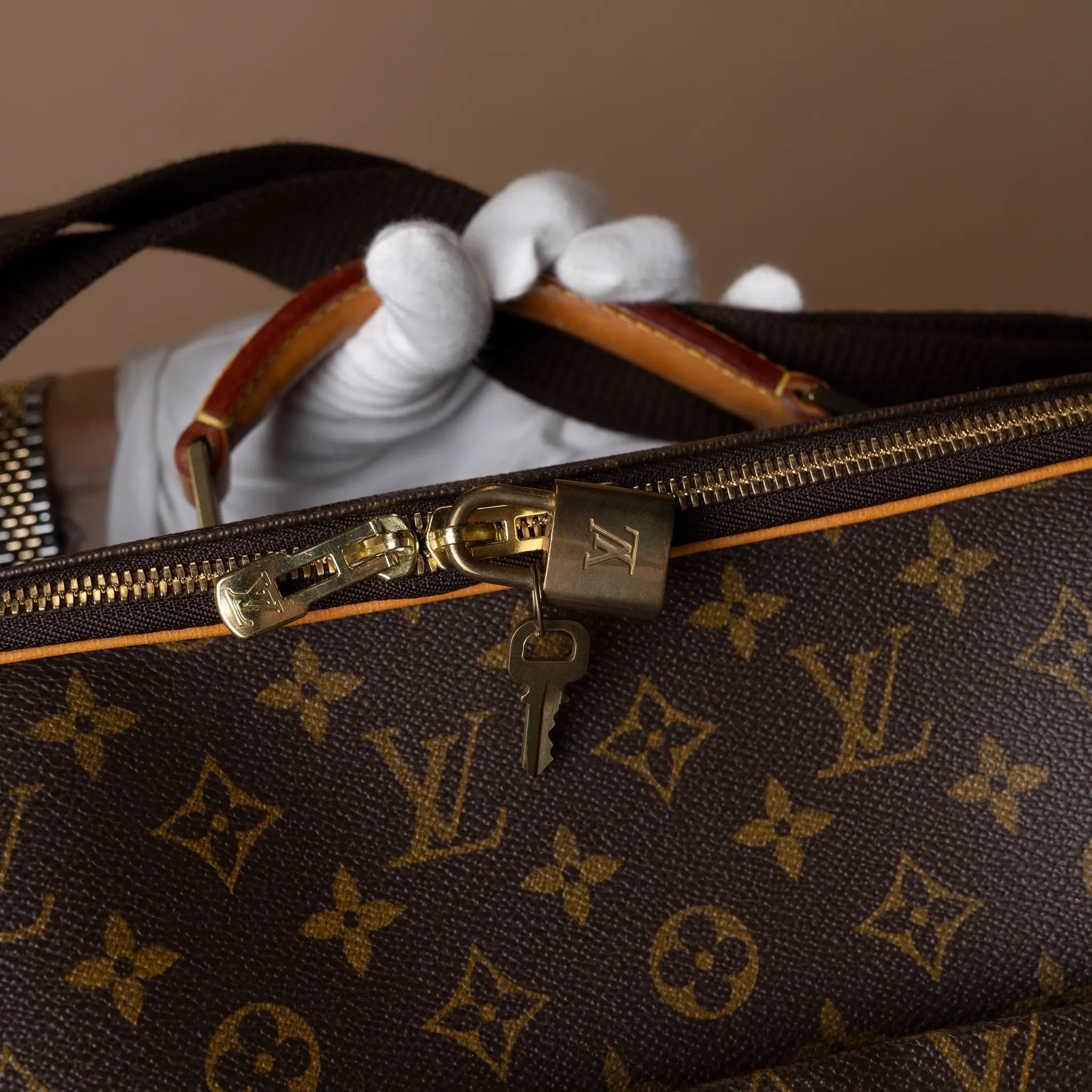 Louis Vuitton Monogram Packall GM — Close-up Detail