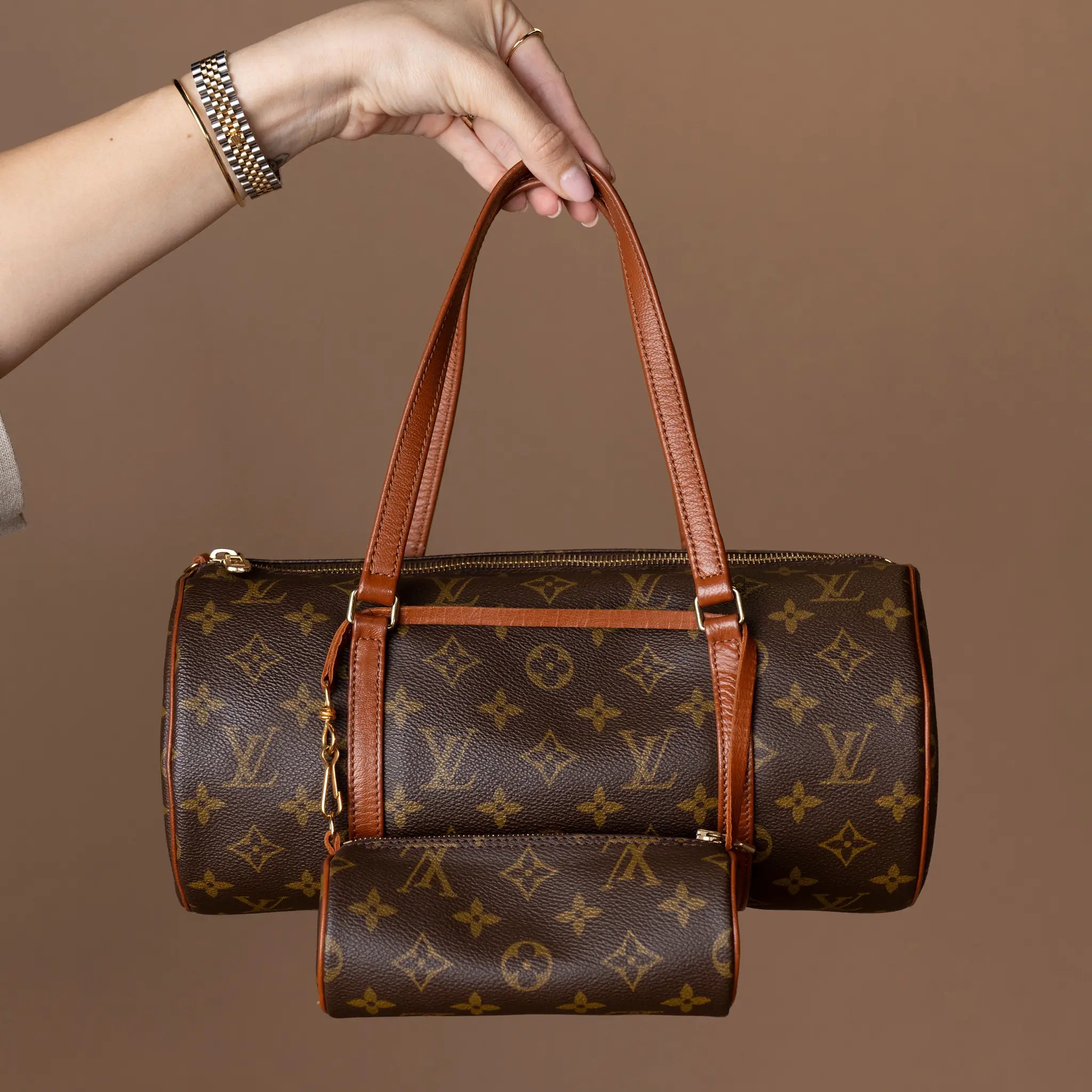 Louis Vuitton Monogram Papillon 30 — Interior Detail