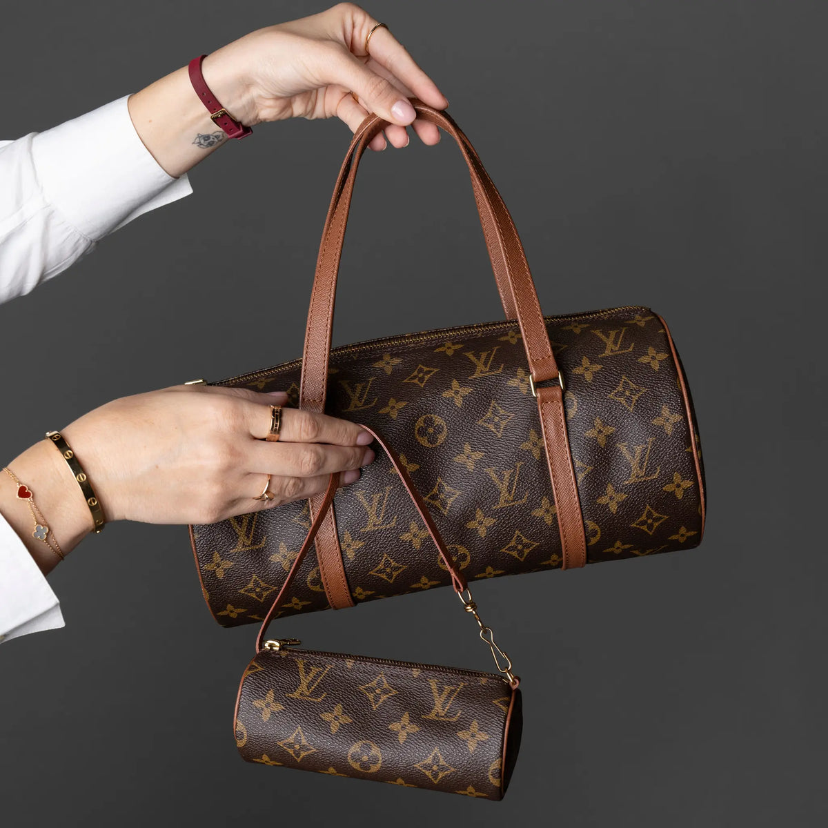 Louis Vuitton Monogram Papillon 30 — Side Profile
