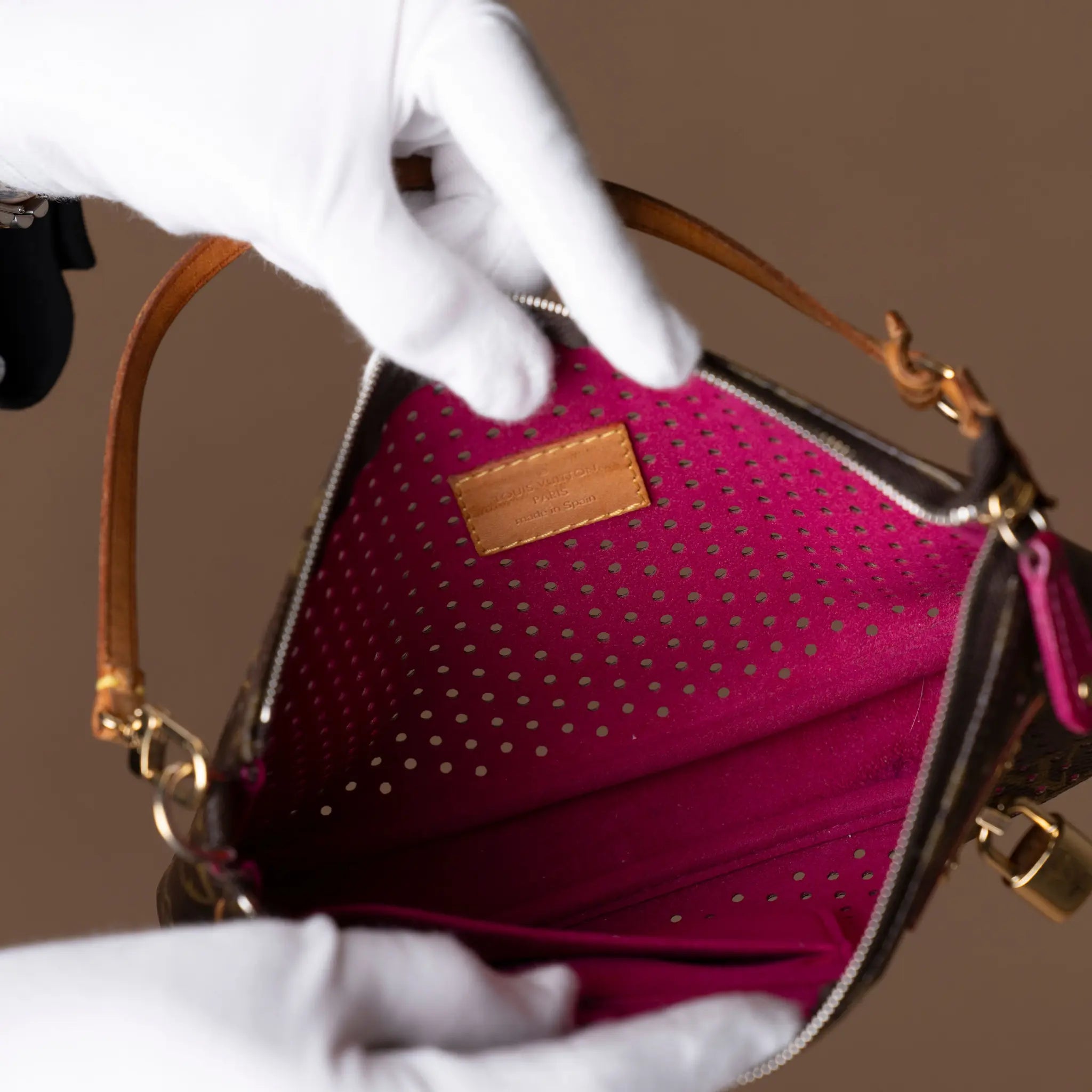 Louis Vuitton Monogram Perforated Pochette Accessoires — Front View