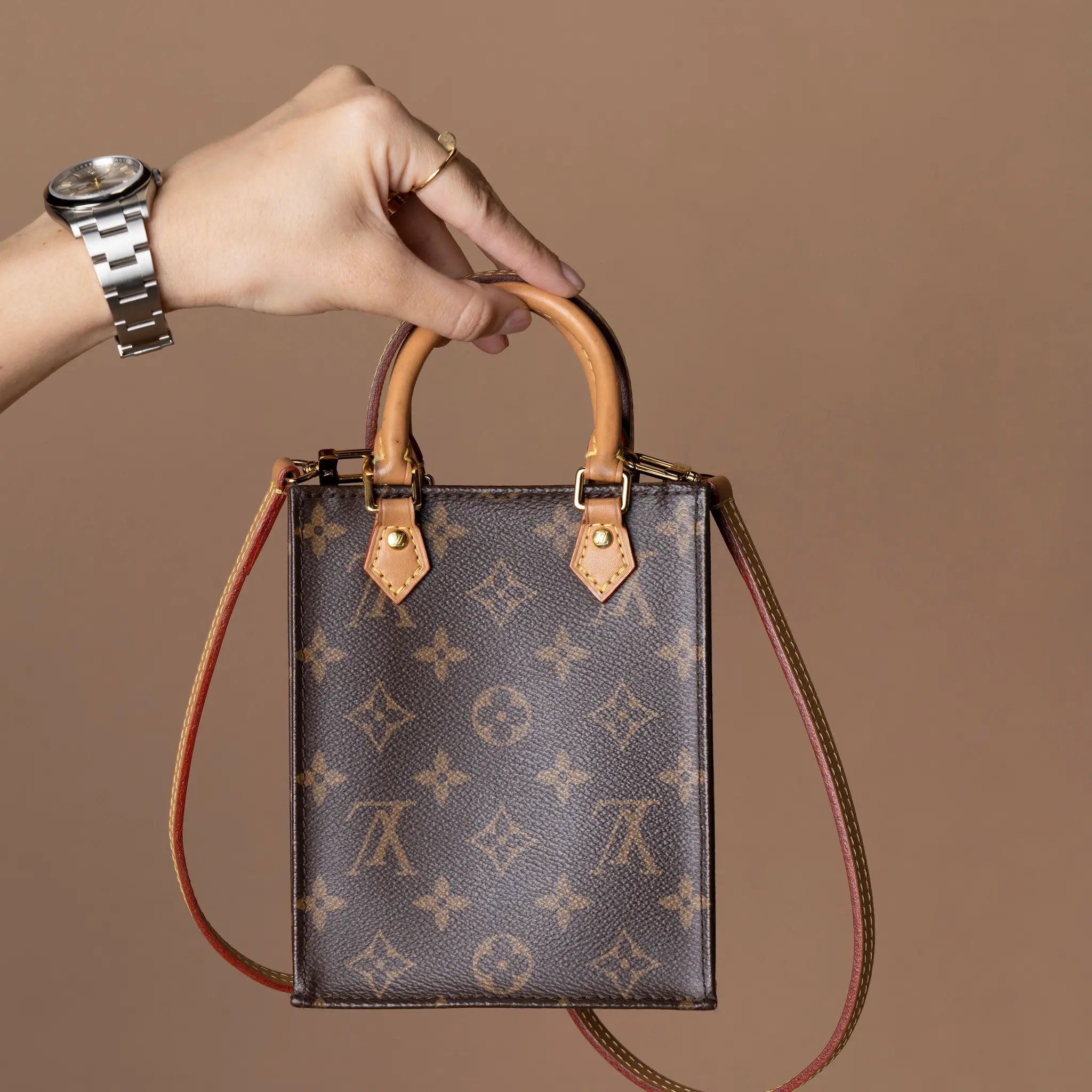 Louis Vuitton Monogram Petit Sac Plat — Featured Image