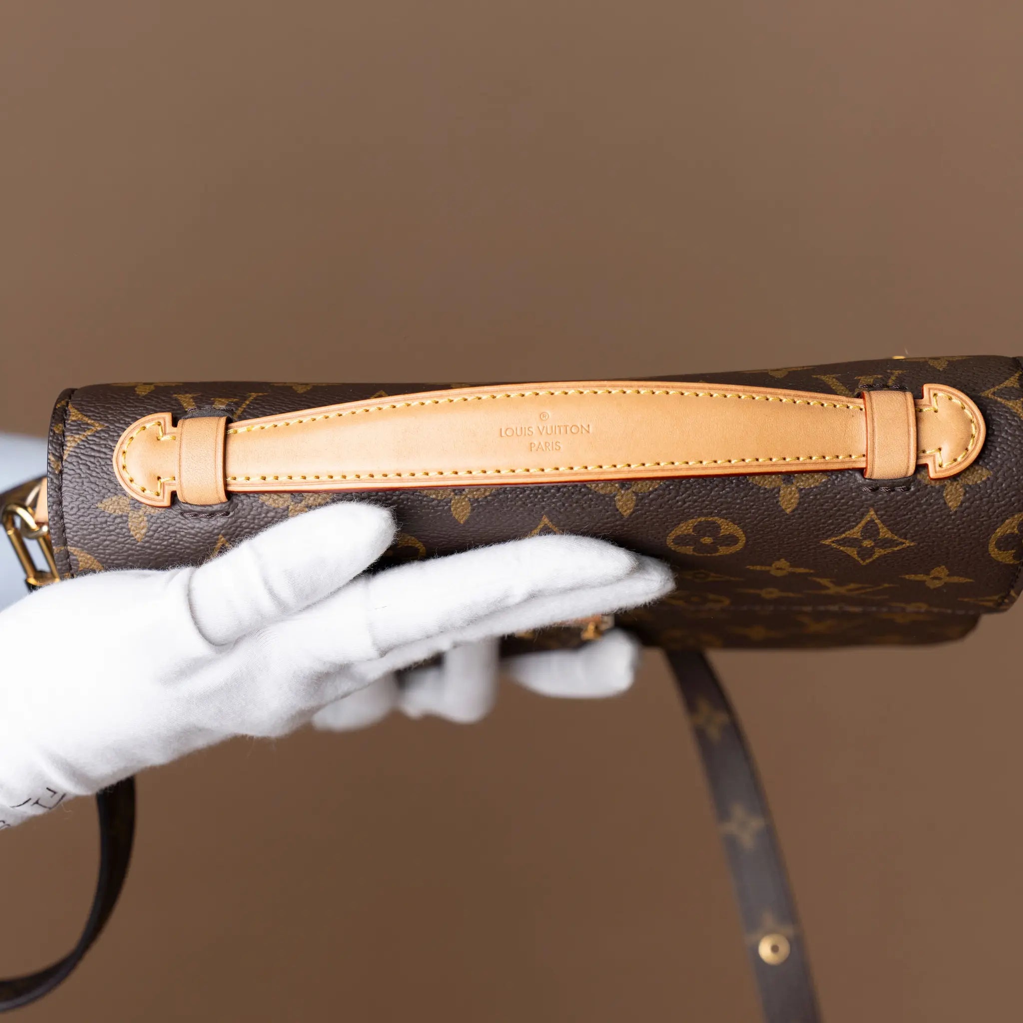 Louis Vuitton Monogram Pochette Metis — Back View